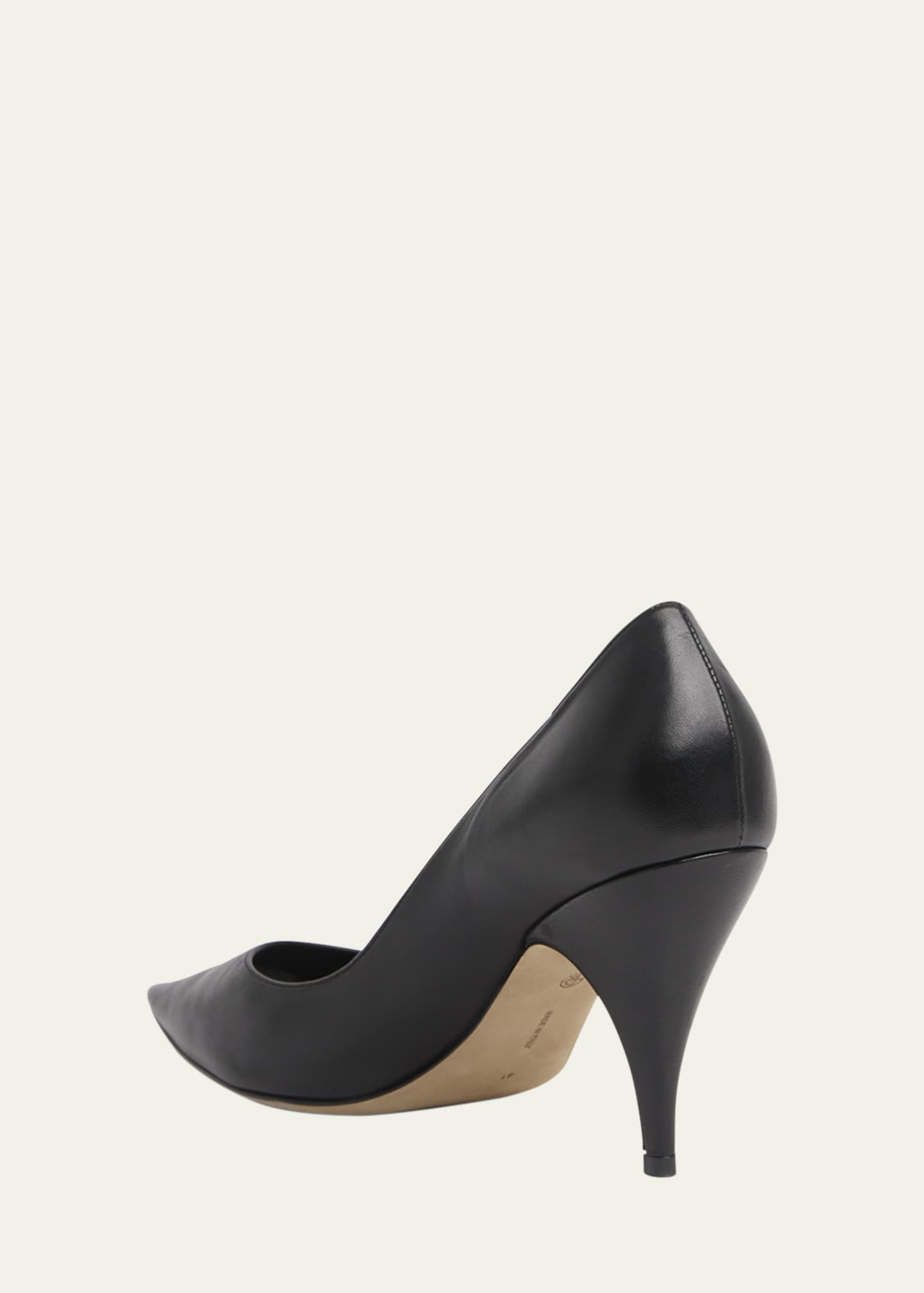 THE ROW Liisa Lambskin Leather Pumps Image 4 of 5