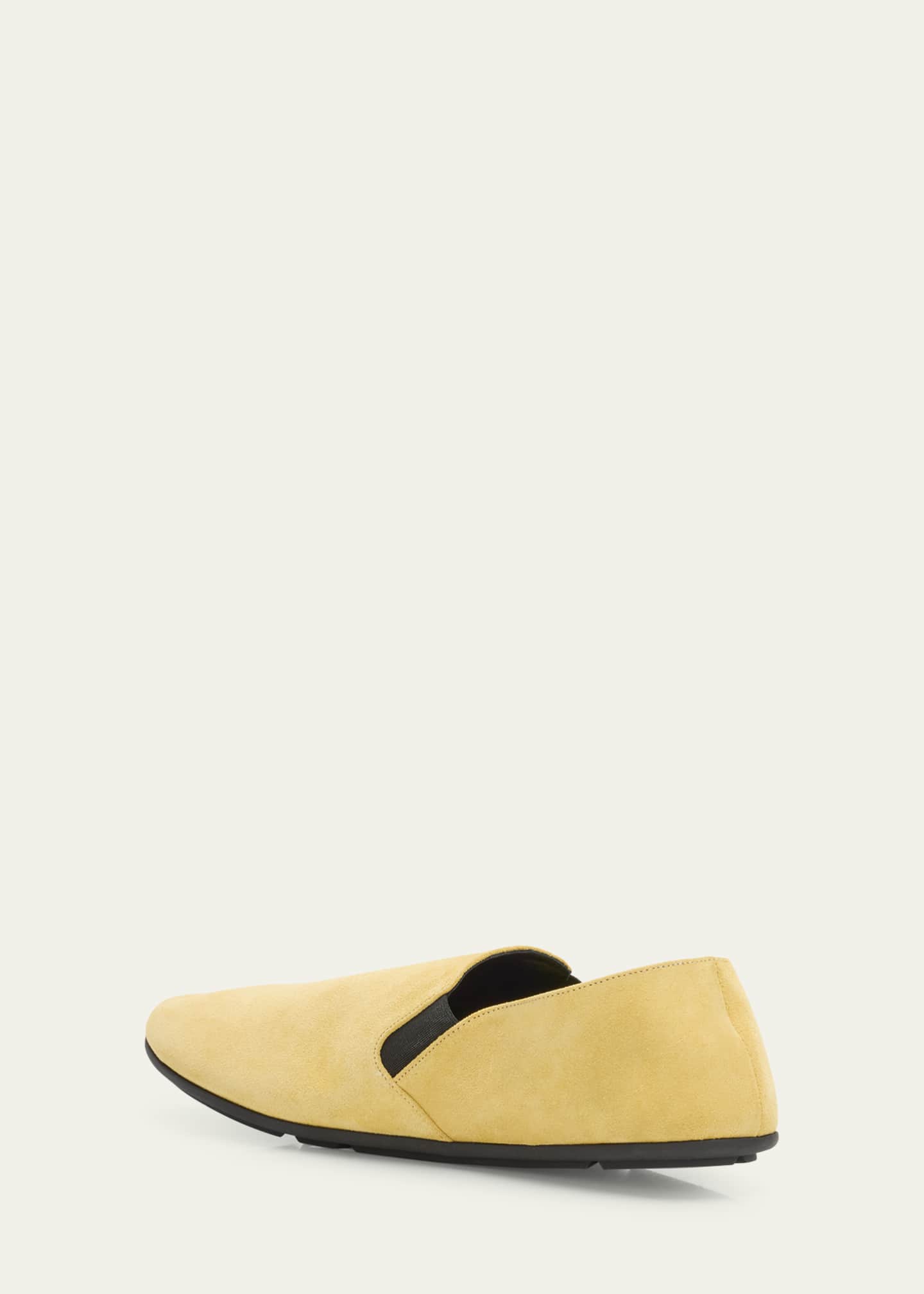 THE ROW Vincit Suede Easy Loafers Image 2 of 4