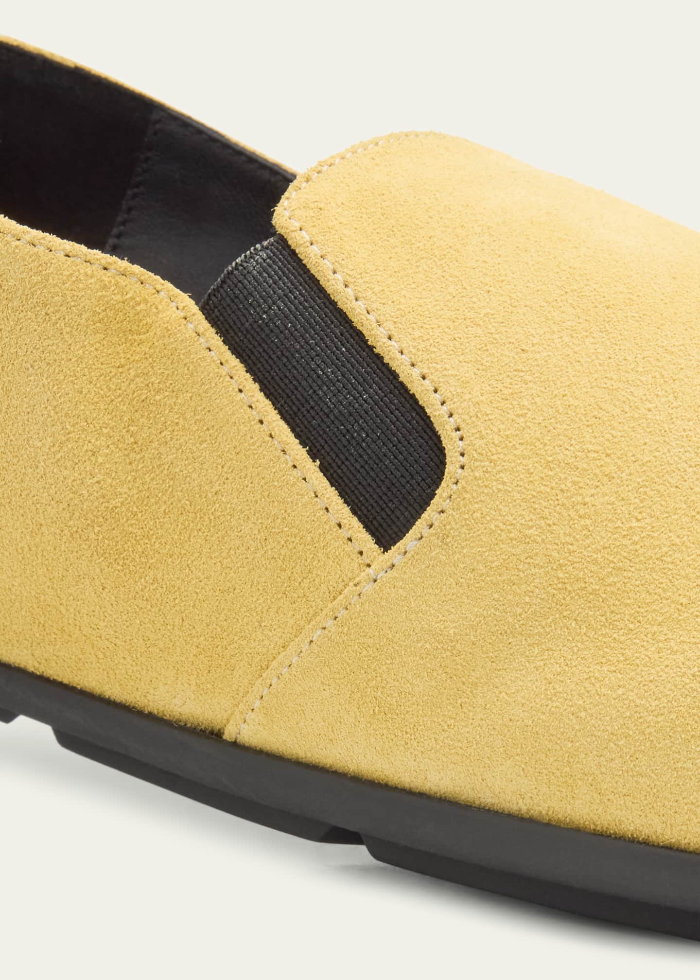 THE ROW Vincit Suede Easy Loafers Image 3 of 4