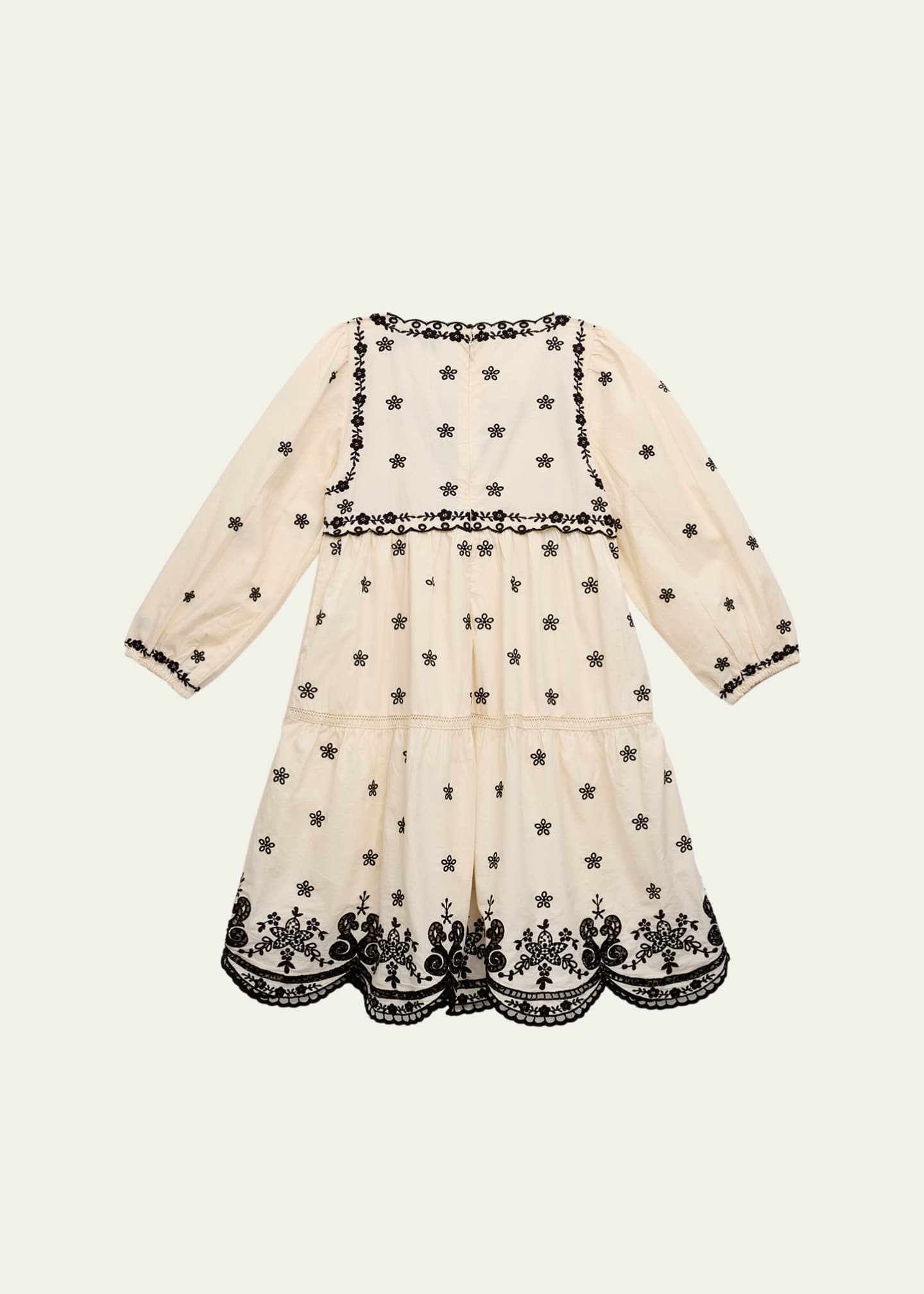 Sea Girl's Kingsley Embroidered Sleeveless Midi Dress, Size 2-14 Image 2 of 3