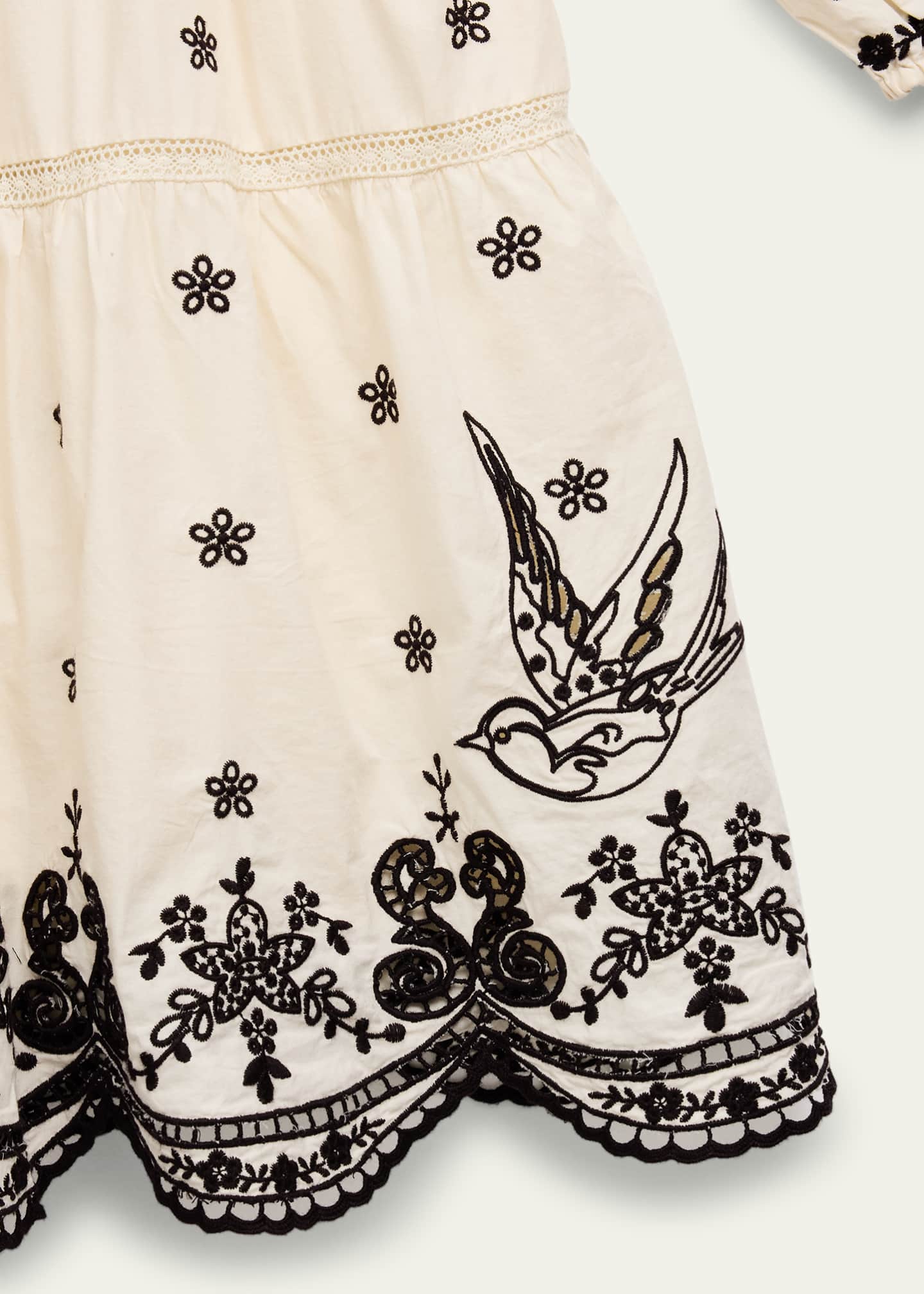 Sea Girl's Kingsley Embroidered Sleeveless Midi Dress, Size 2-14 Image 3 of 3