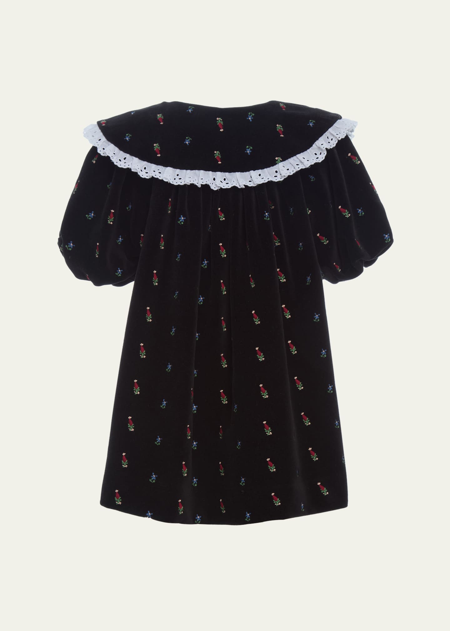 Sea Girl's Michelle Floral Embroidered Dress, Size 2-14 Image 2 of 2