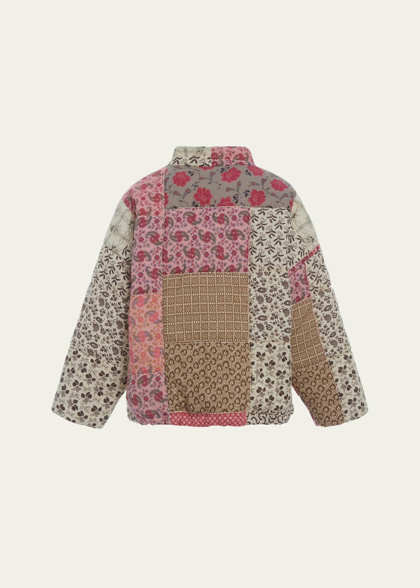 Sea Girl's Panna Patchwork Quilted Jacket, Size 2-14 Image 2 of 2