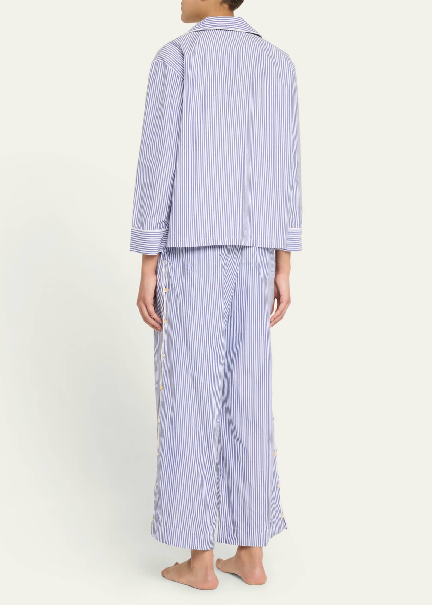 Sea Farrington Striped Button-Down Pajama Set Image 3 of 5