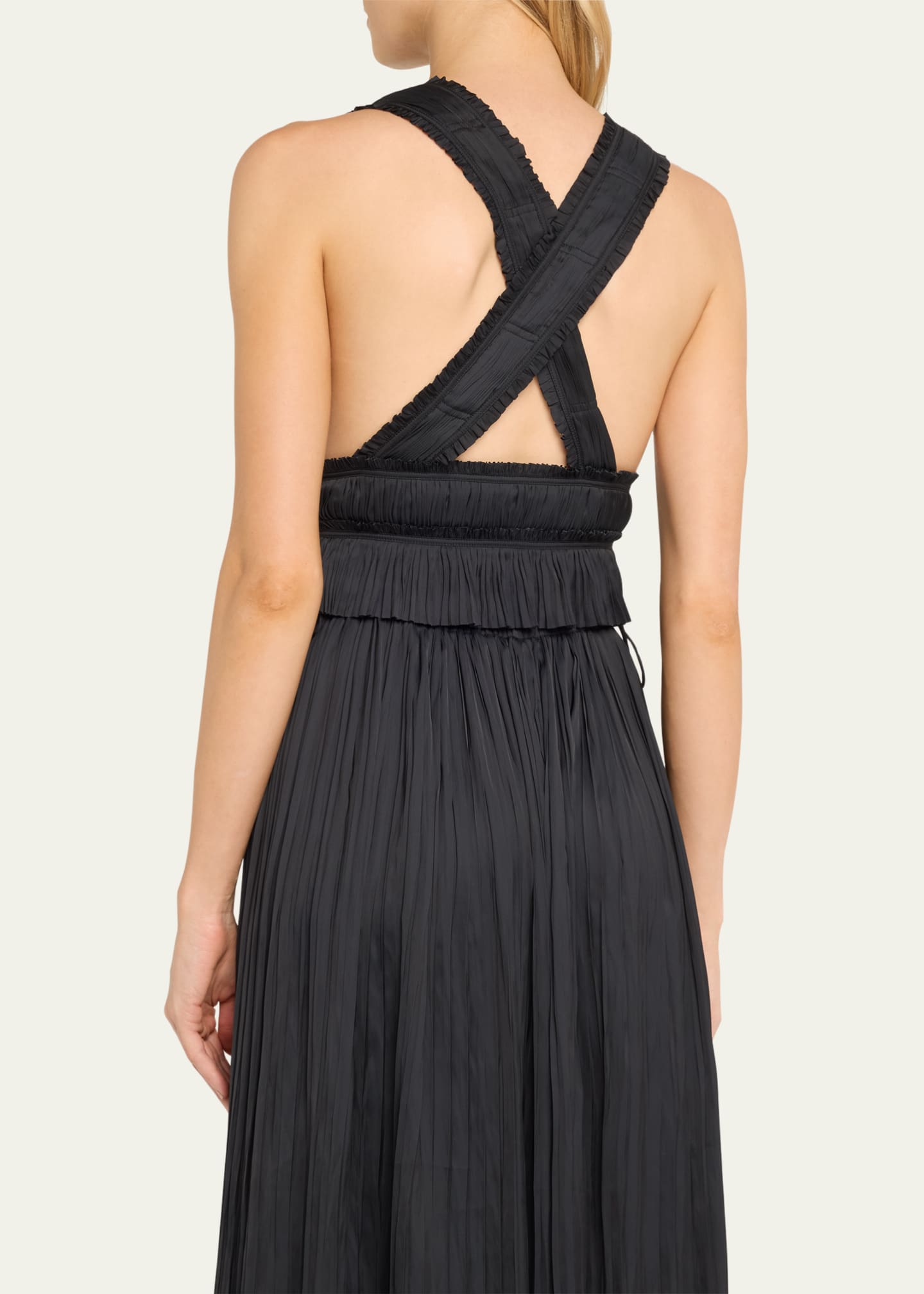 Ulla Johnson Ziva Pleated Crop Top Image 3 of 5