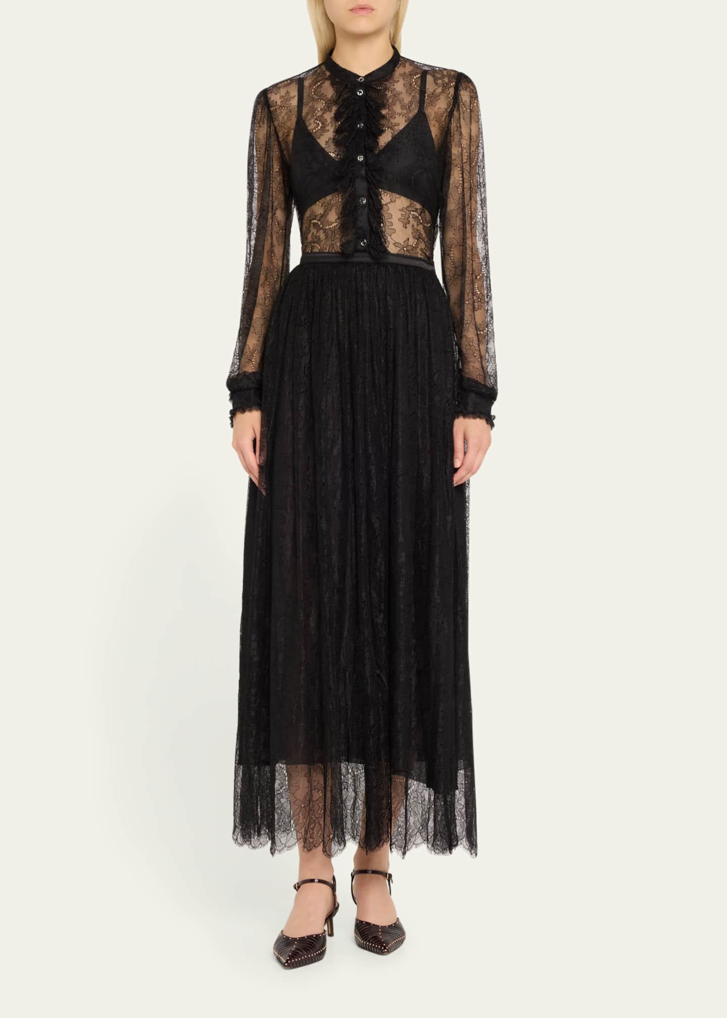 Ulla Johnson Amelie Lace Maxi Skirt Image 2 of 5