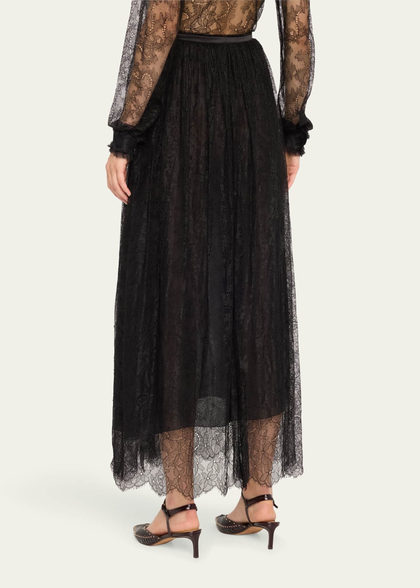Ulla Johnson Amelie Lace Maxi Skirt Image 3 of 5