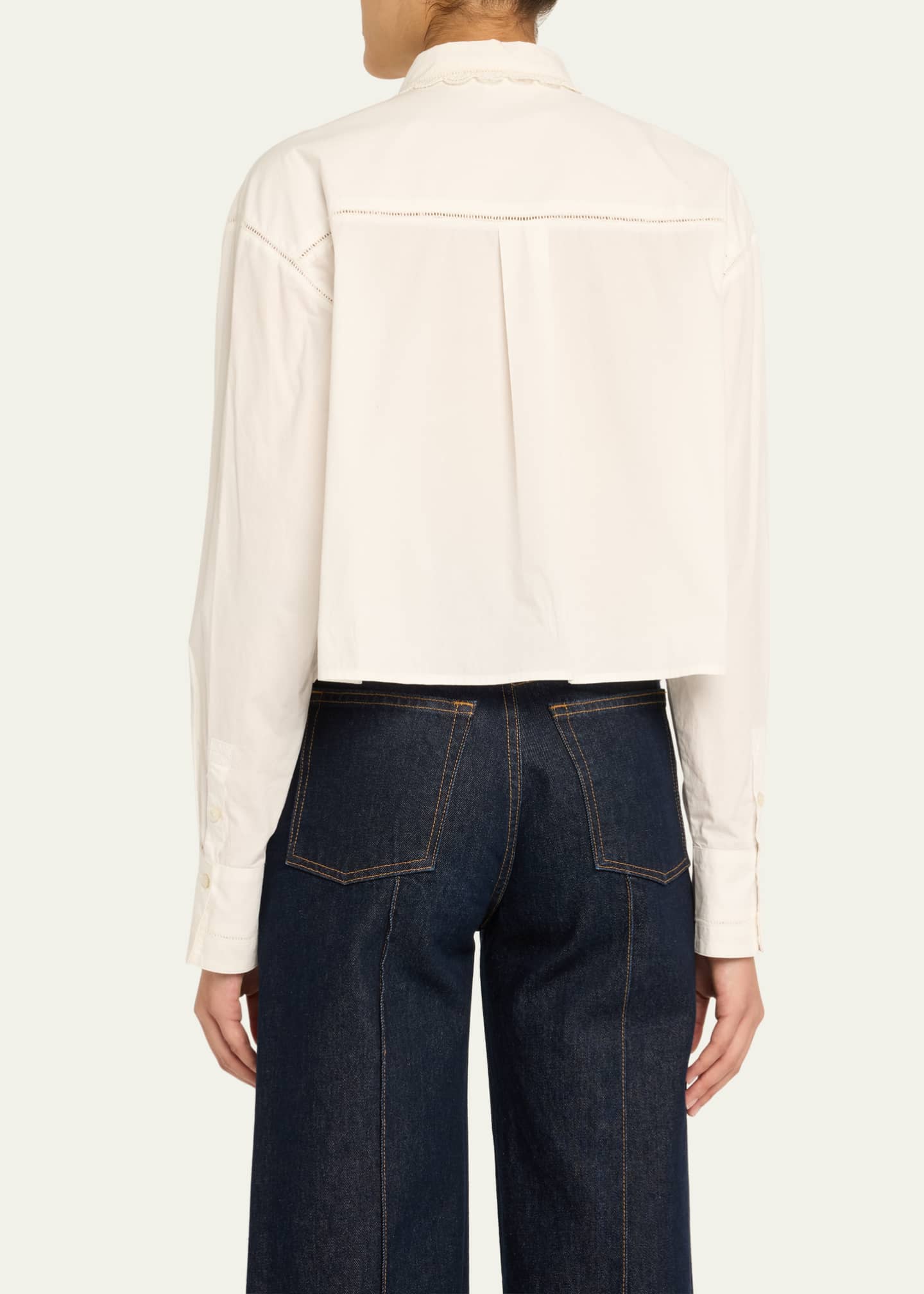 Ulla Johnson Samira Embroidered Blouse Image 3 of 5