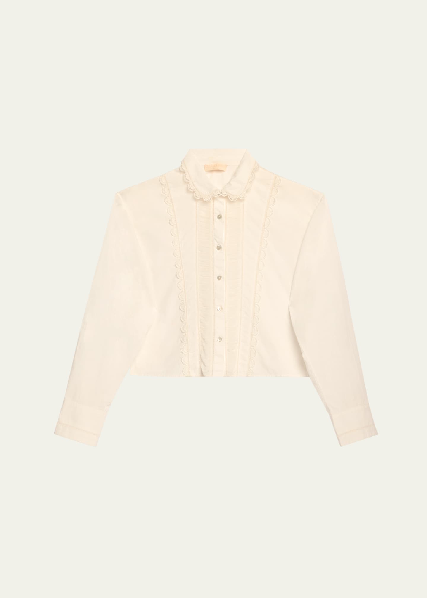 Ulla Johnson Samira Embroidered Blouse Image 1 of 5