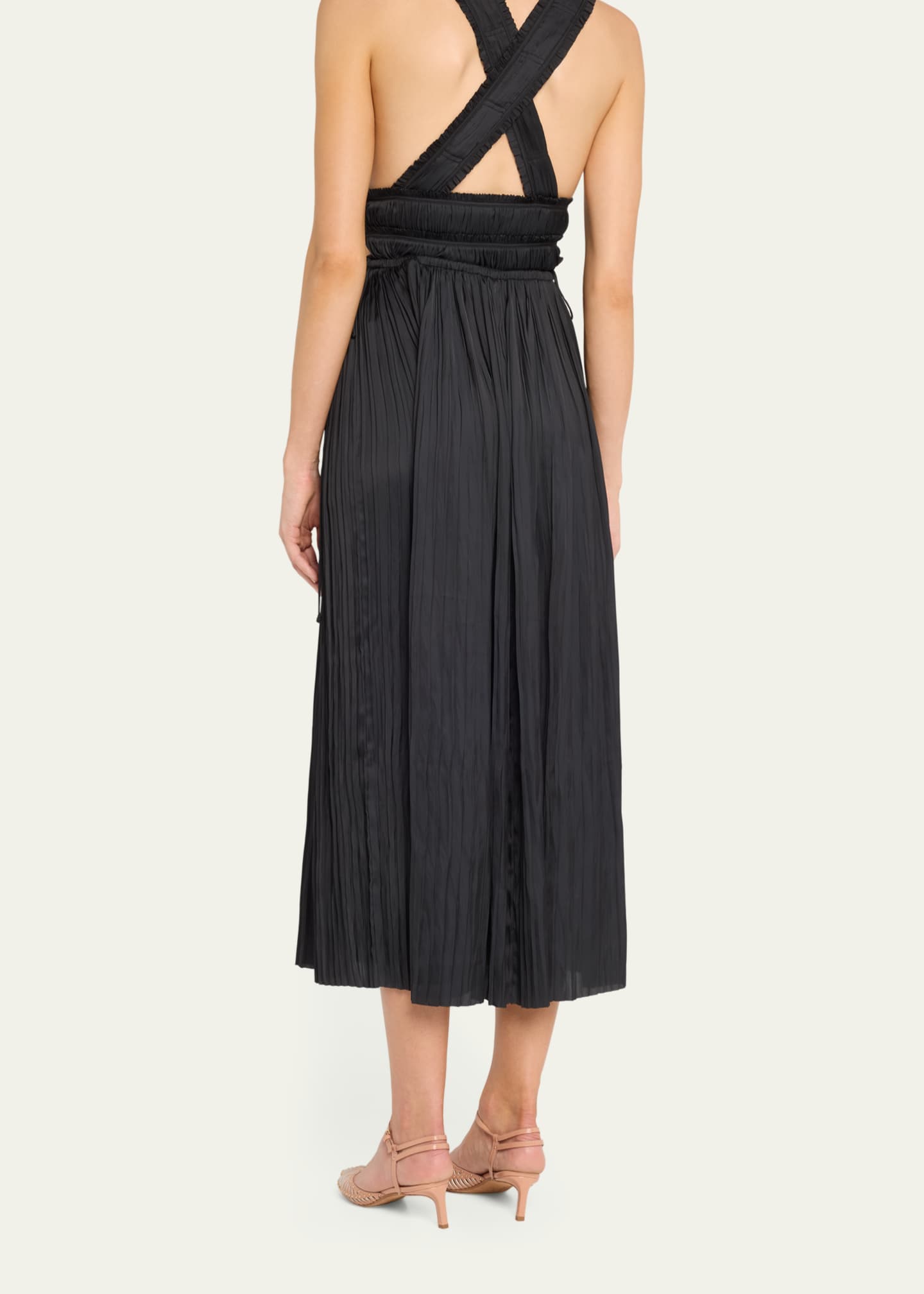 Ulla Johnson Ineze Pleated Midi Skirt Image 3 of 5