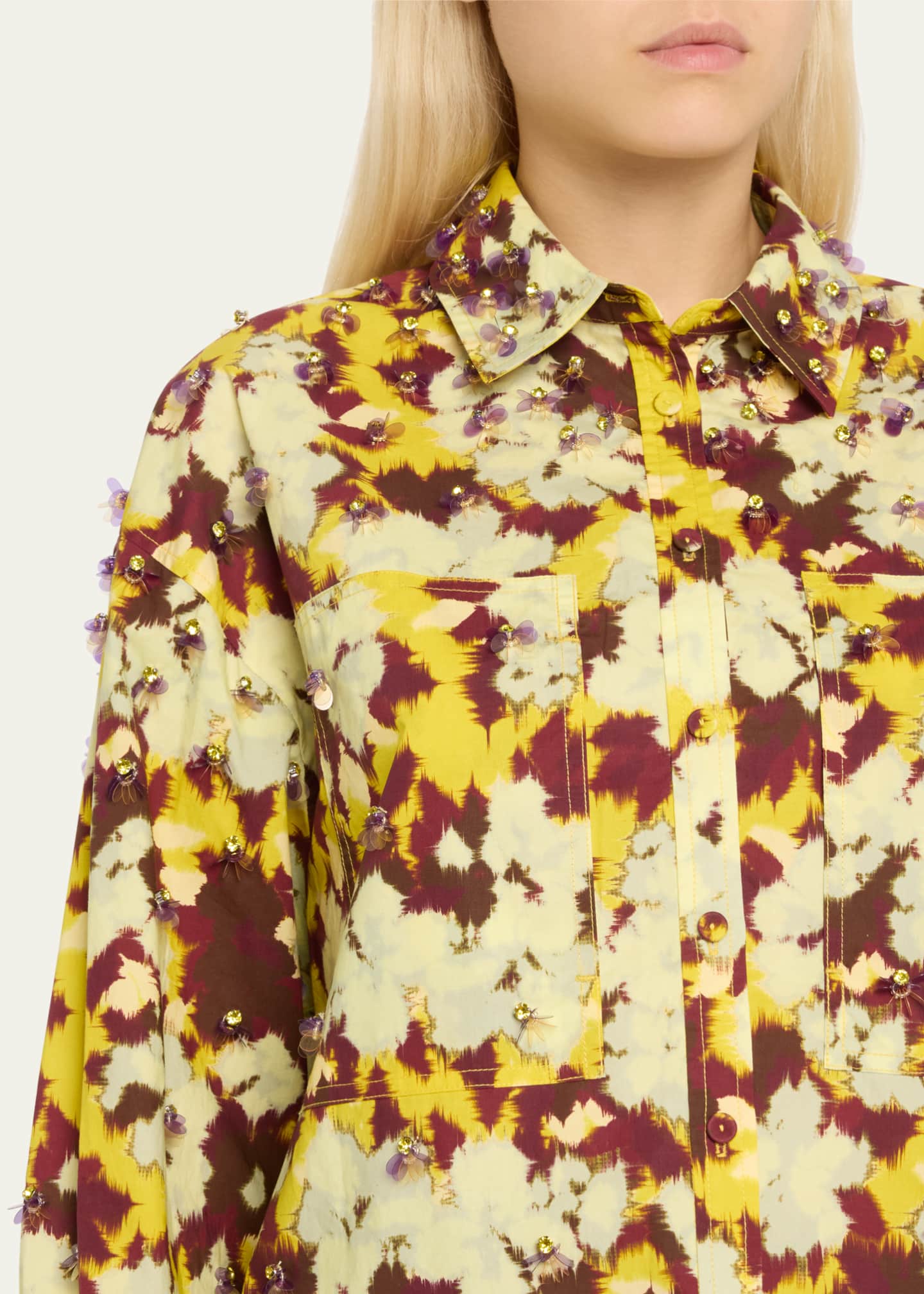 Ulla Johnson Aria Embellished Blouse Image 5 of 5