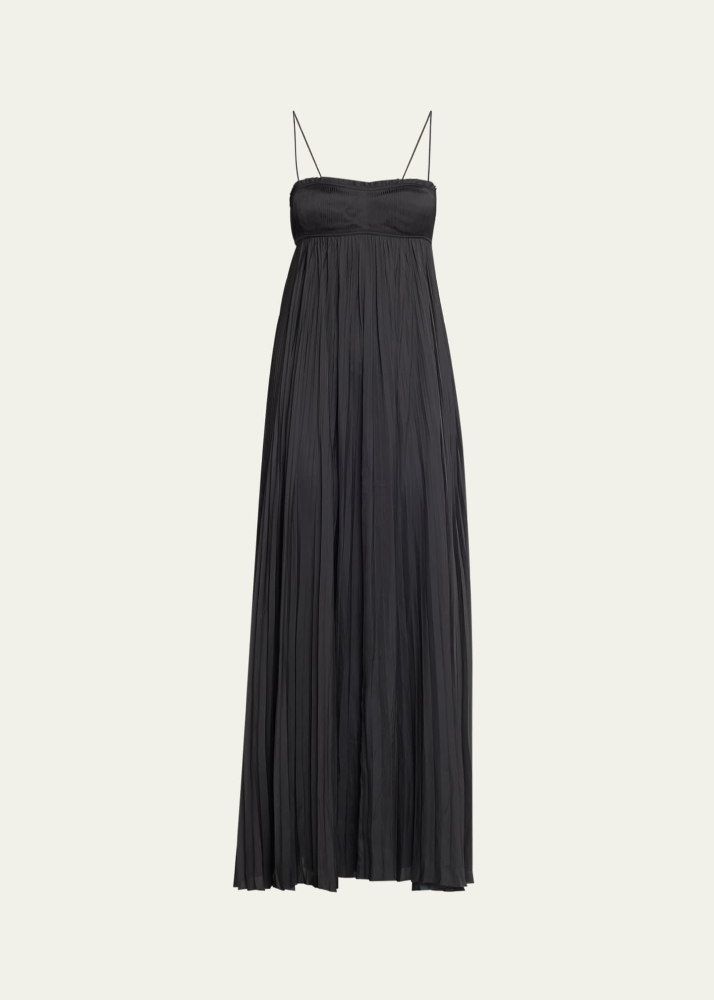 Ulla Johnson Valira Pleated Empire-Waist Gown Image 1 of 5