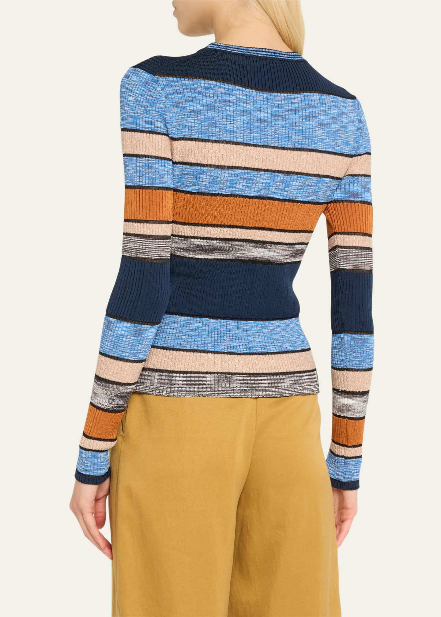 Ulla Johnson Denia Stripe Knit Top Image 3 of 5