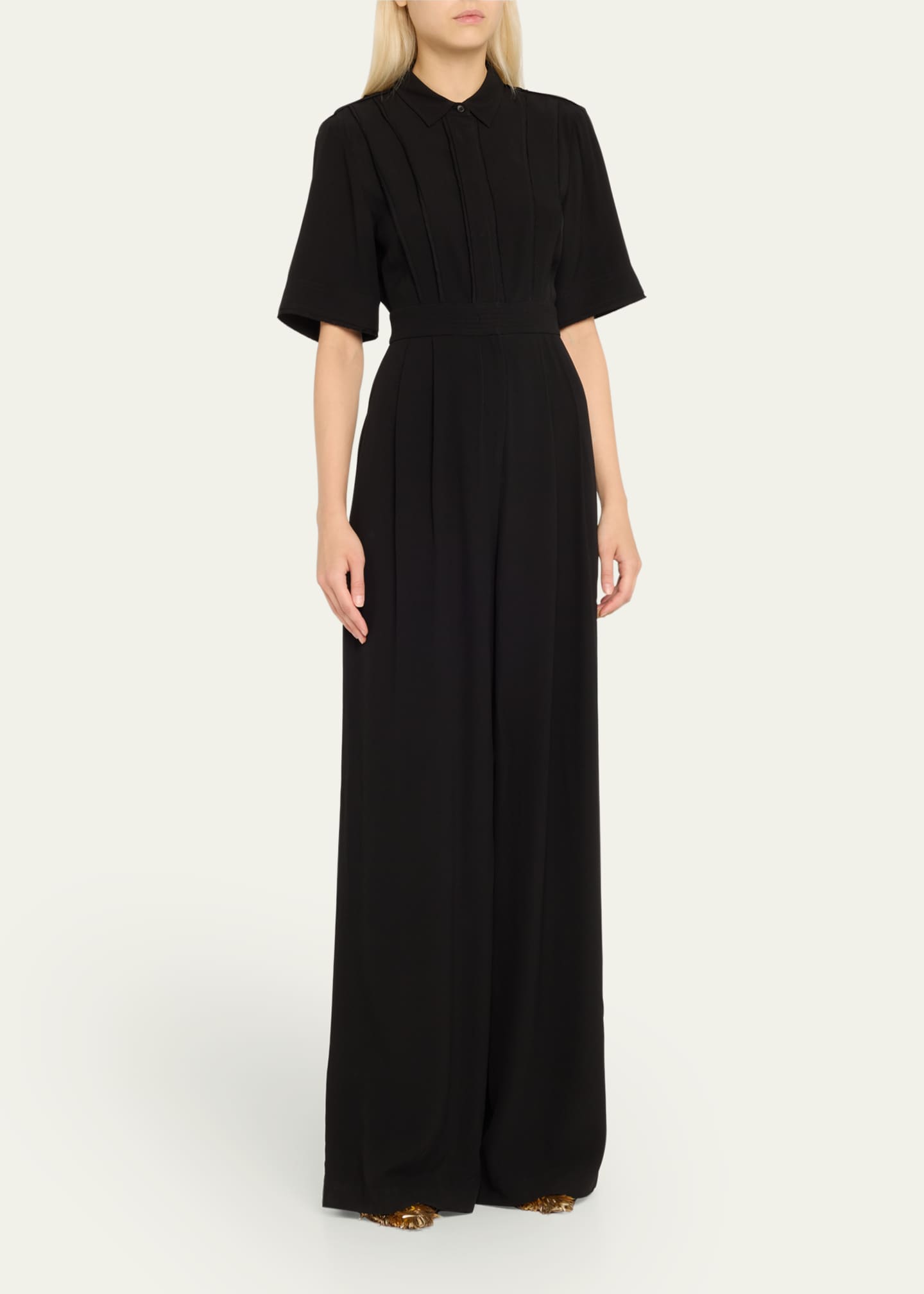 Ulla Johnson Deia Open Back Wide-Leg Jumpsuit Image 4 of 5