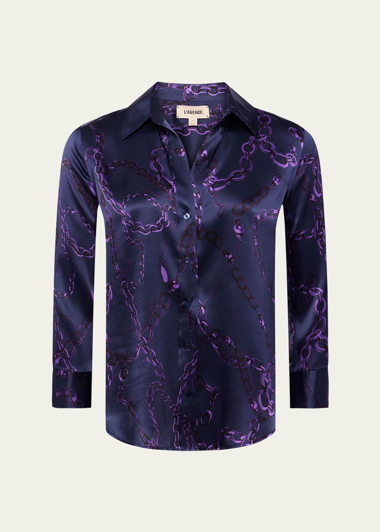 L'Agence Dani Silk Blouse Image 1 of 5