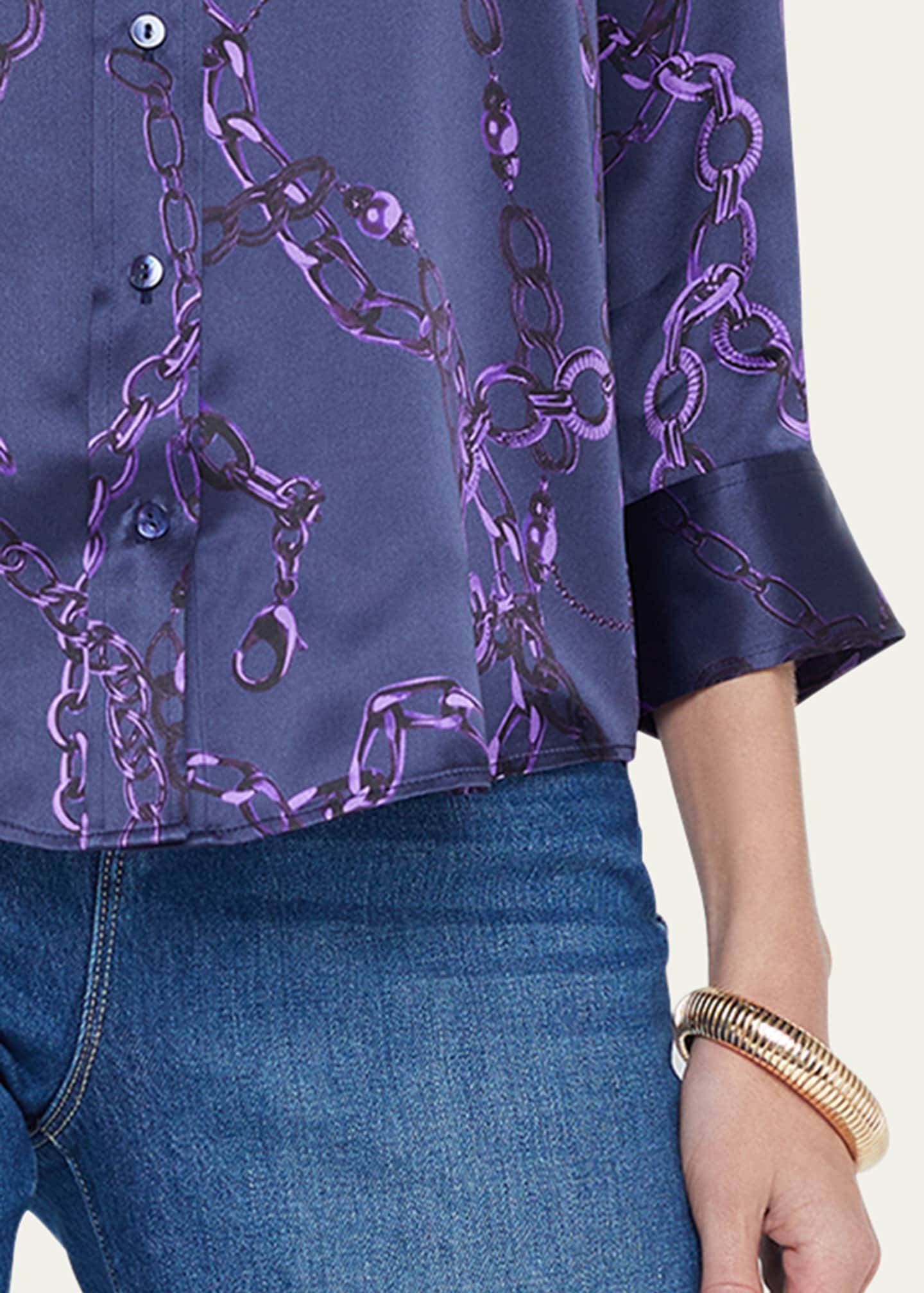 L'Agence Dani Silk Blouse Image 5 of 5
