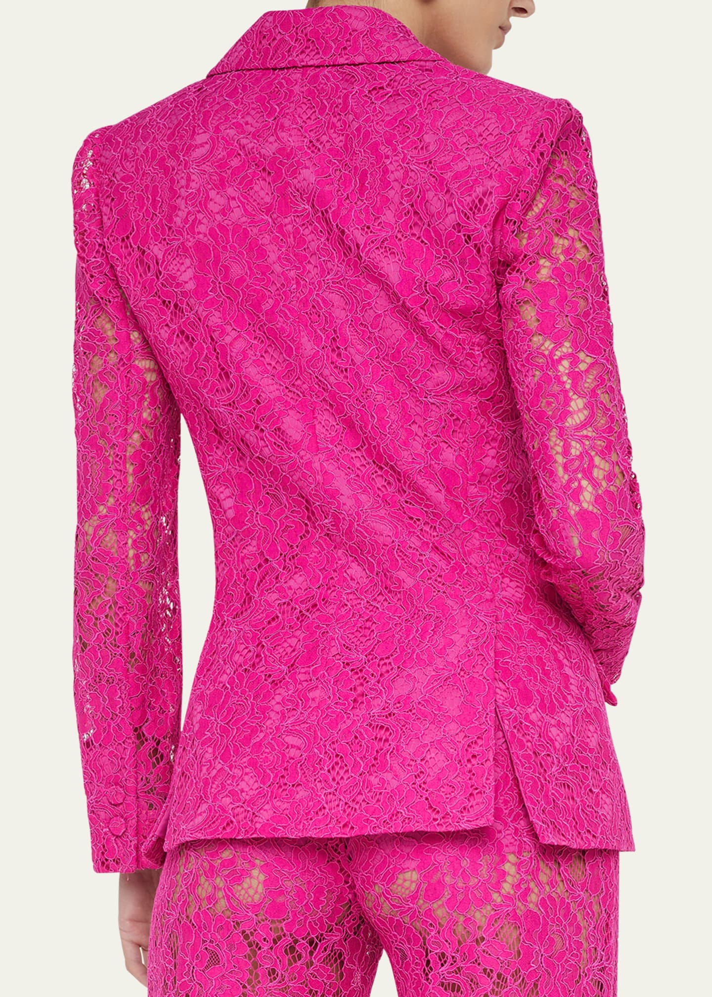 L'Agence Chamberlain Floral Lace Blazer Image 3 of 5