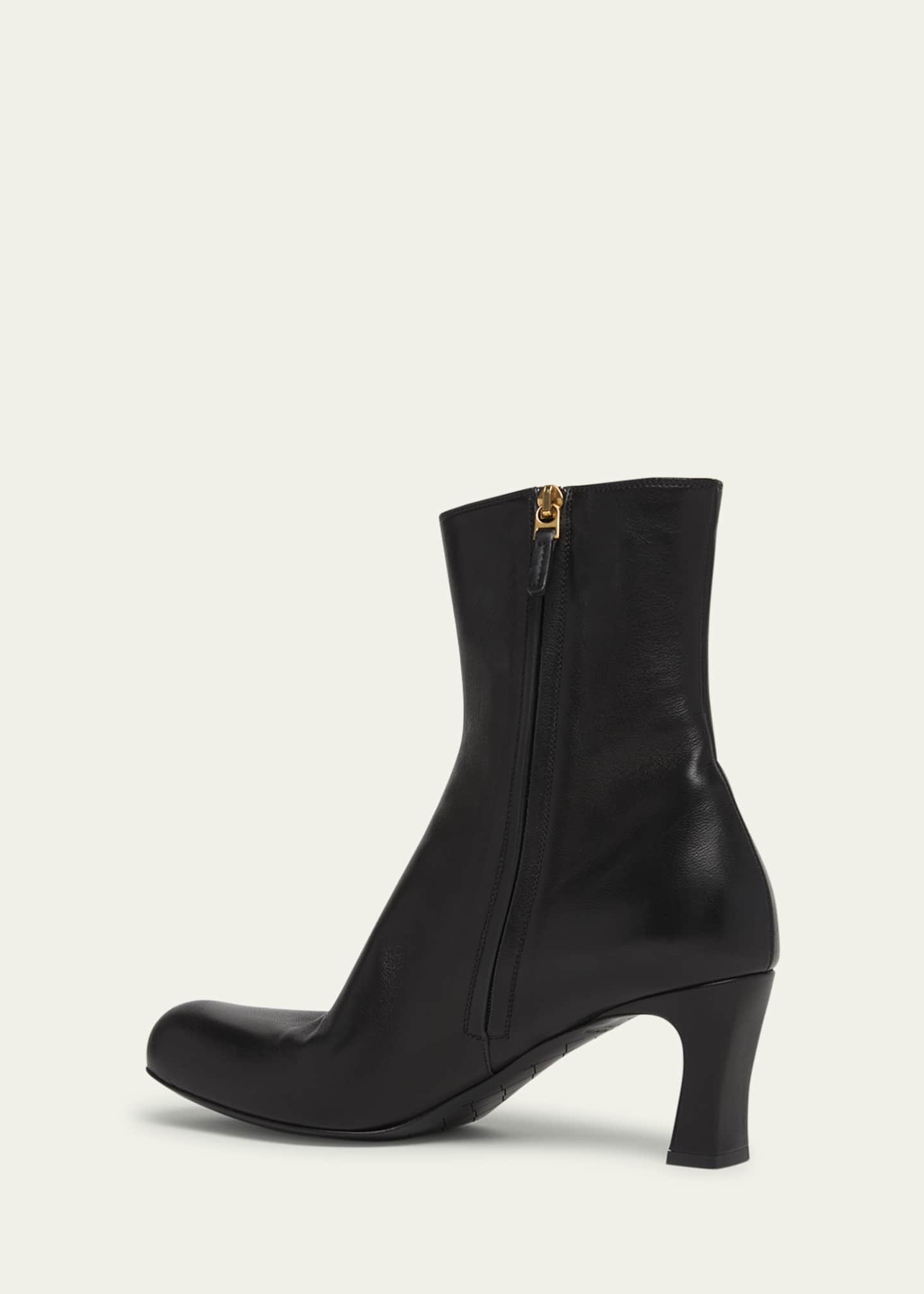 Bottega Veneta Nico Napa Side-Zip Ankle Boots Image 4 of 5