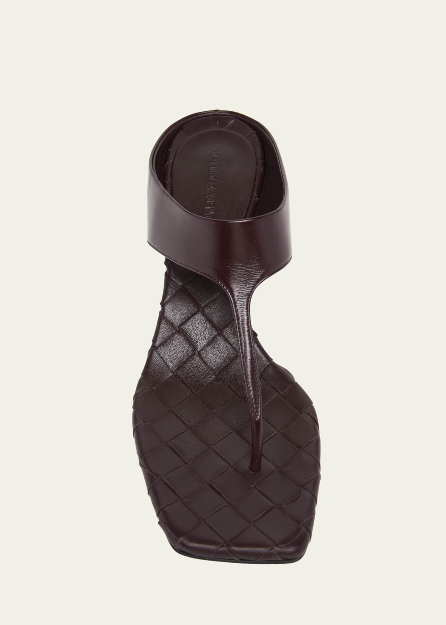 Bottega Veneta Marella Leather Thong Slide Sandals Image 6 of 6