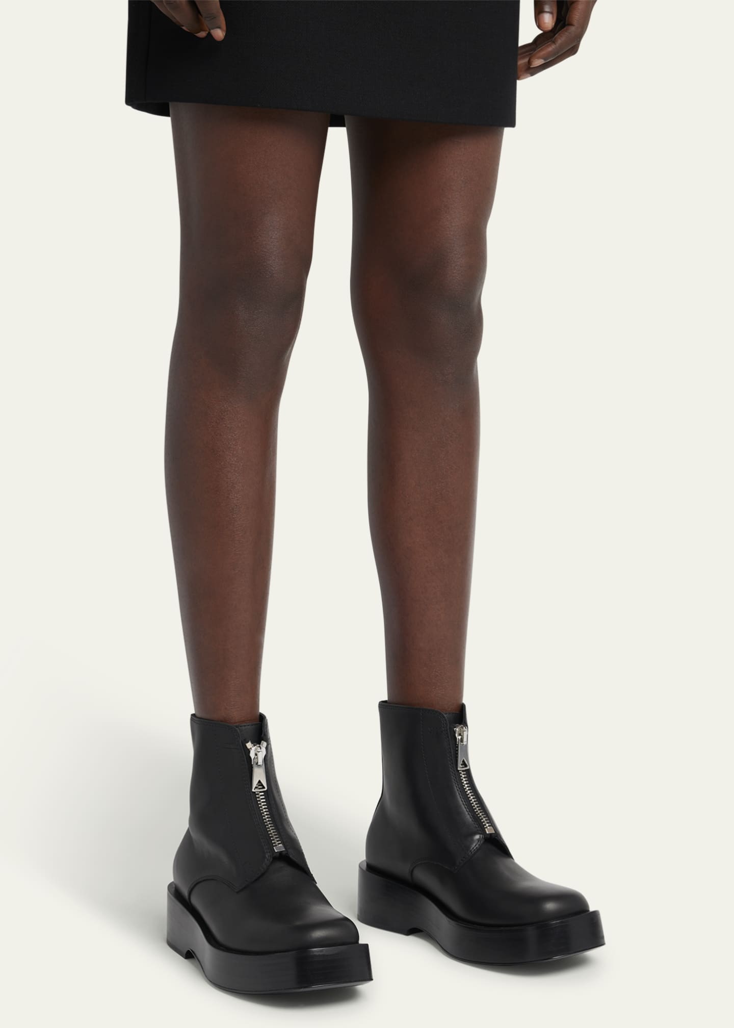 夏セール開催中 MAX80%OFF！ Bottega Veneta Boots Ankle Front-Zip Leather Torino 靴