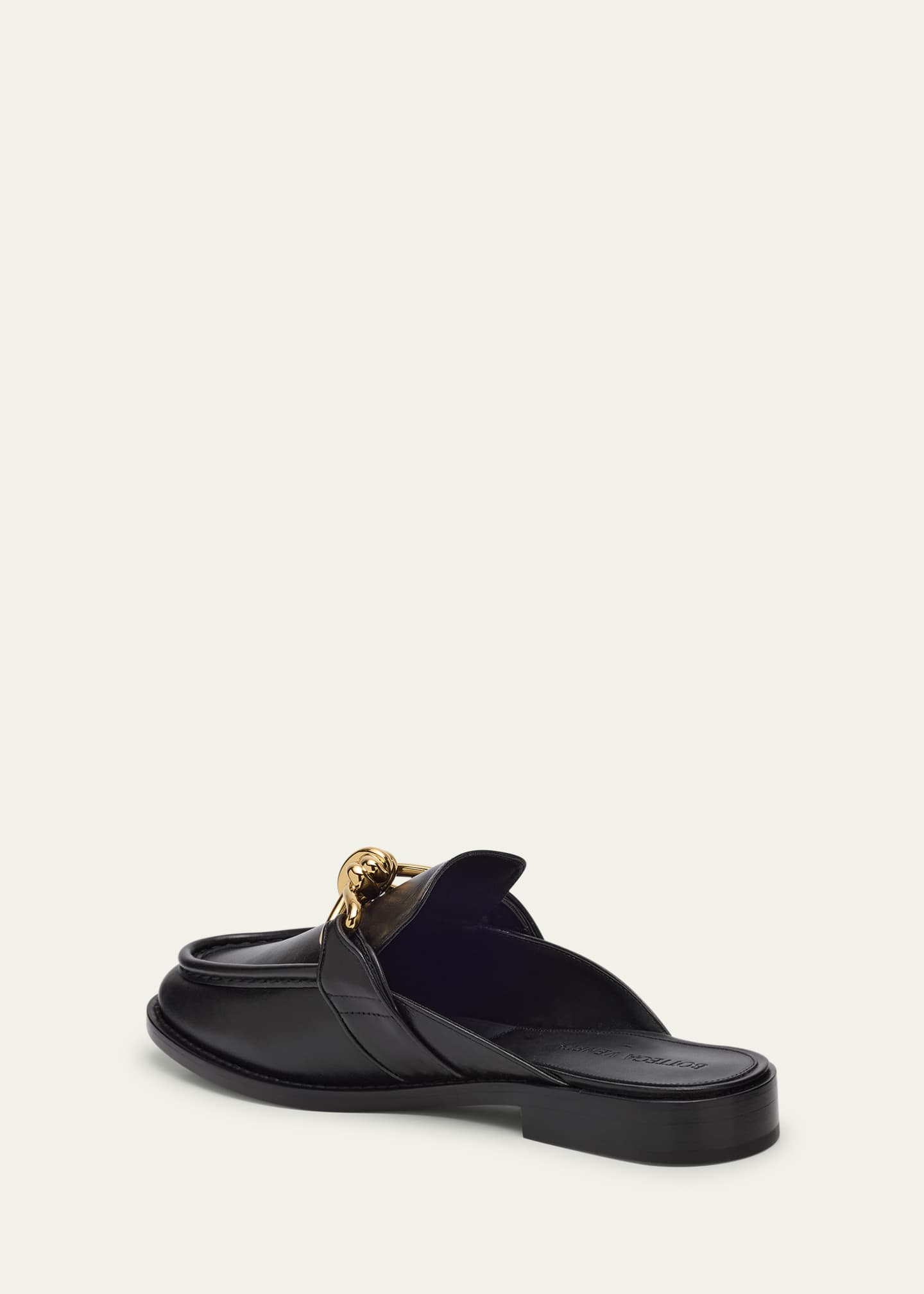 Bottega Veneta Astaire Knot Leather Loafer Mules Image 4 of 6