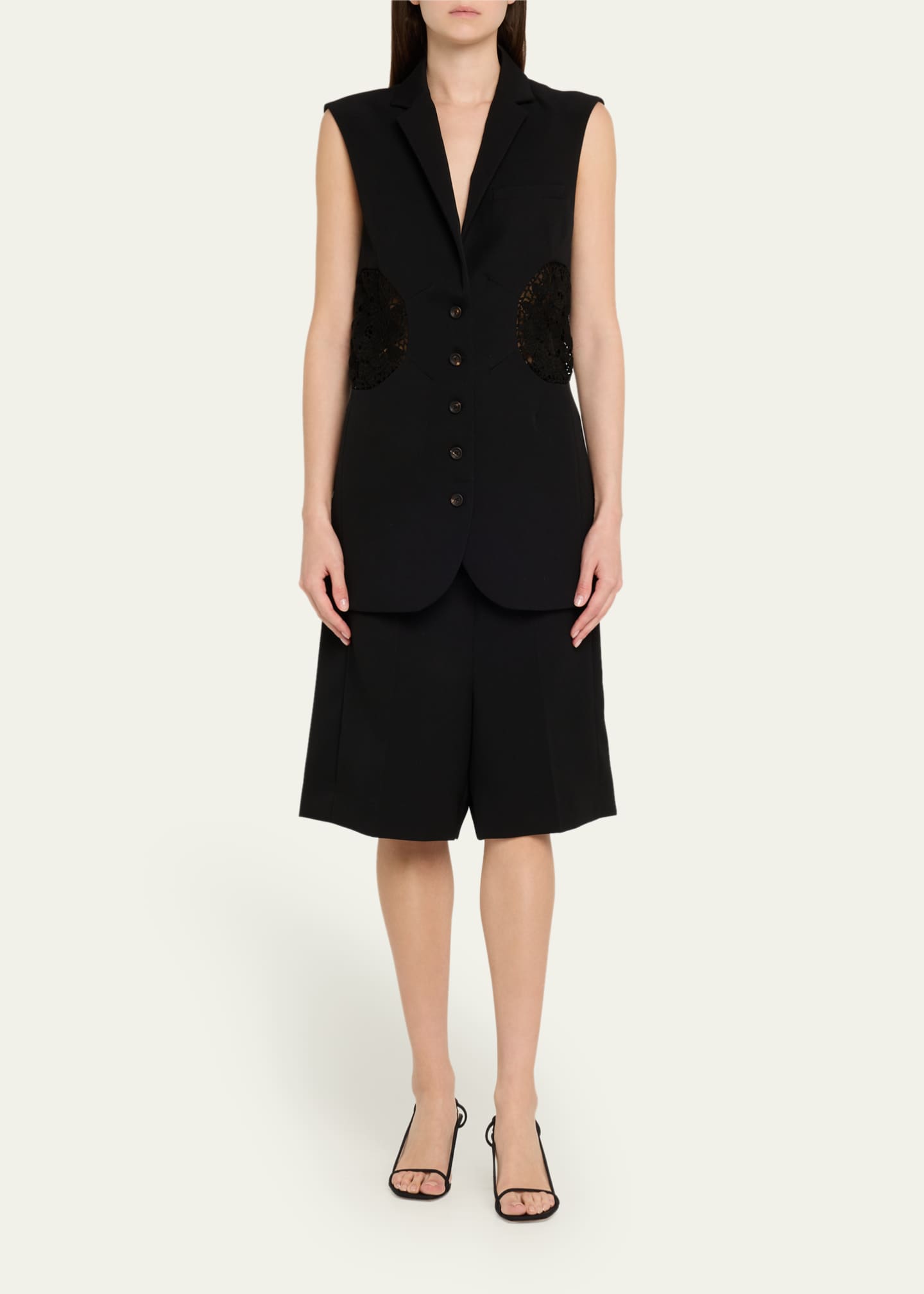Valentine A-Line Wool Shorts