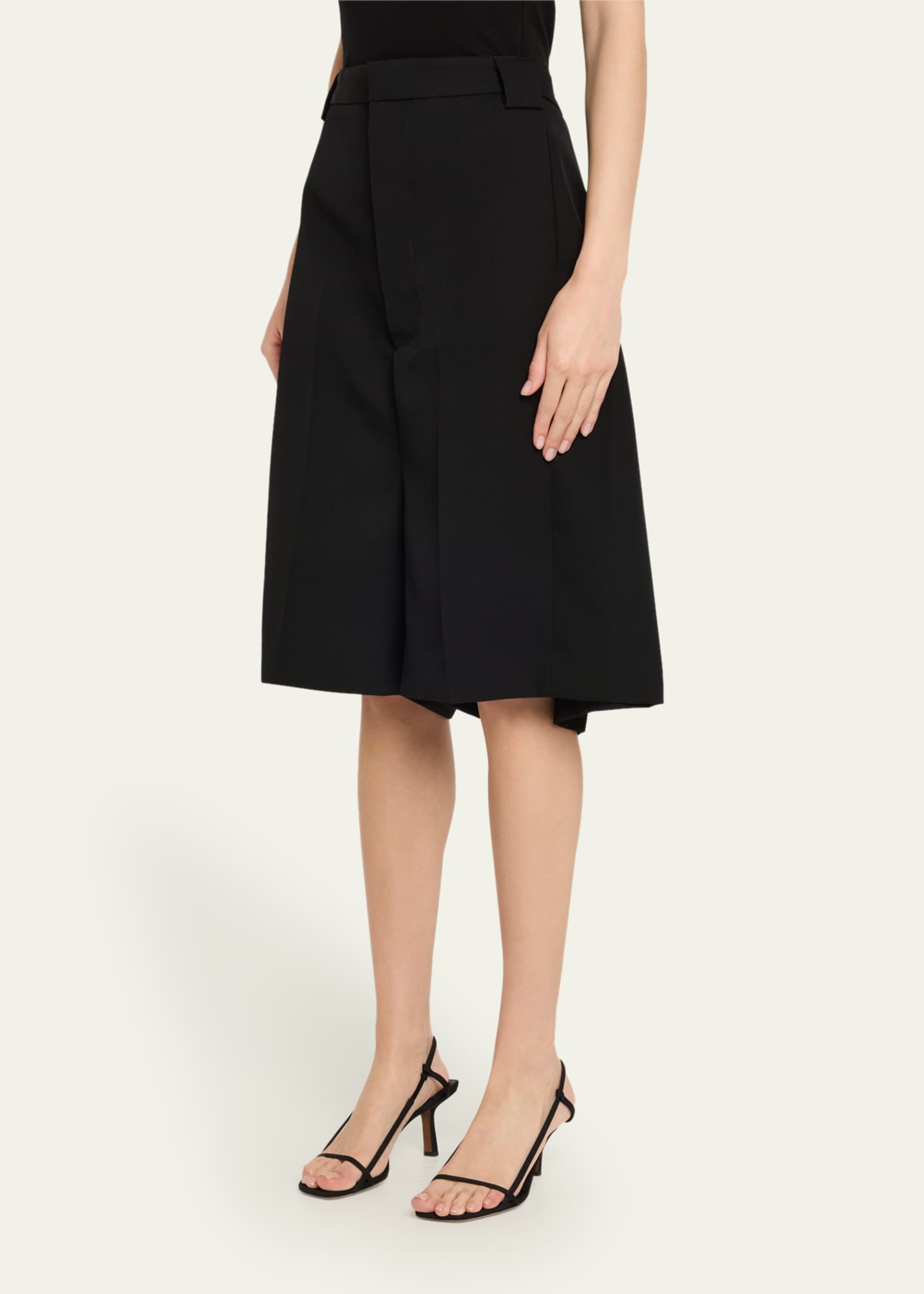 Valentine A-Line Wool Shorts