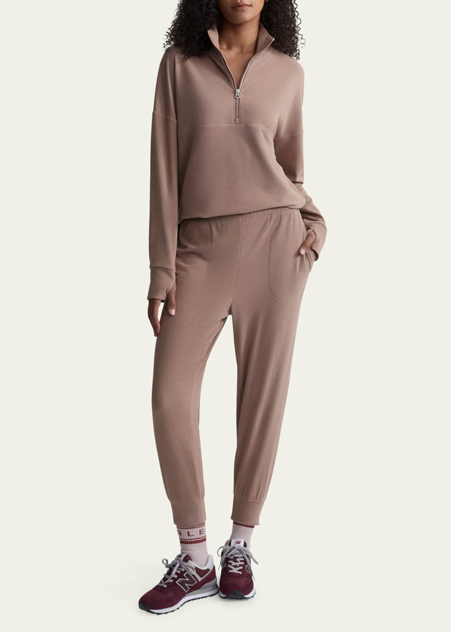 Varley Brushed Slim Cuff Pants Image 2 of 5