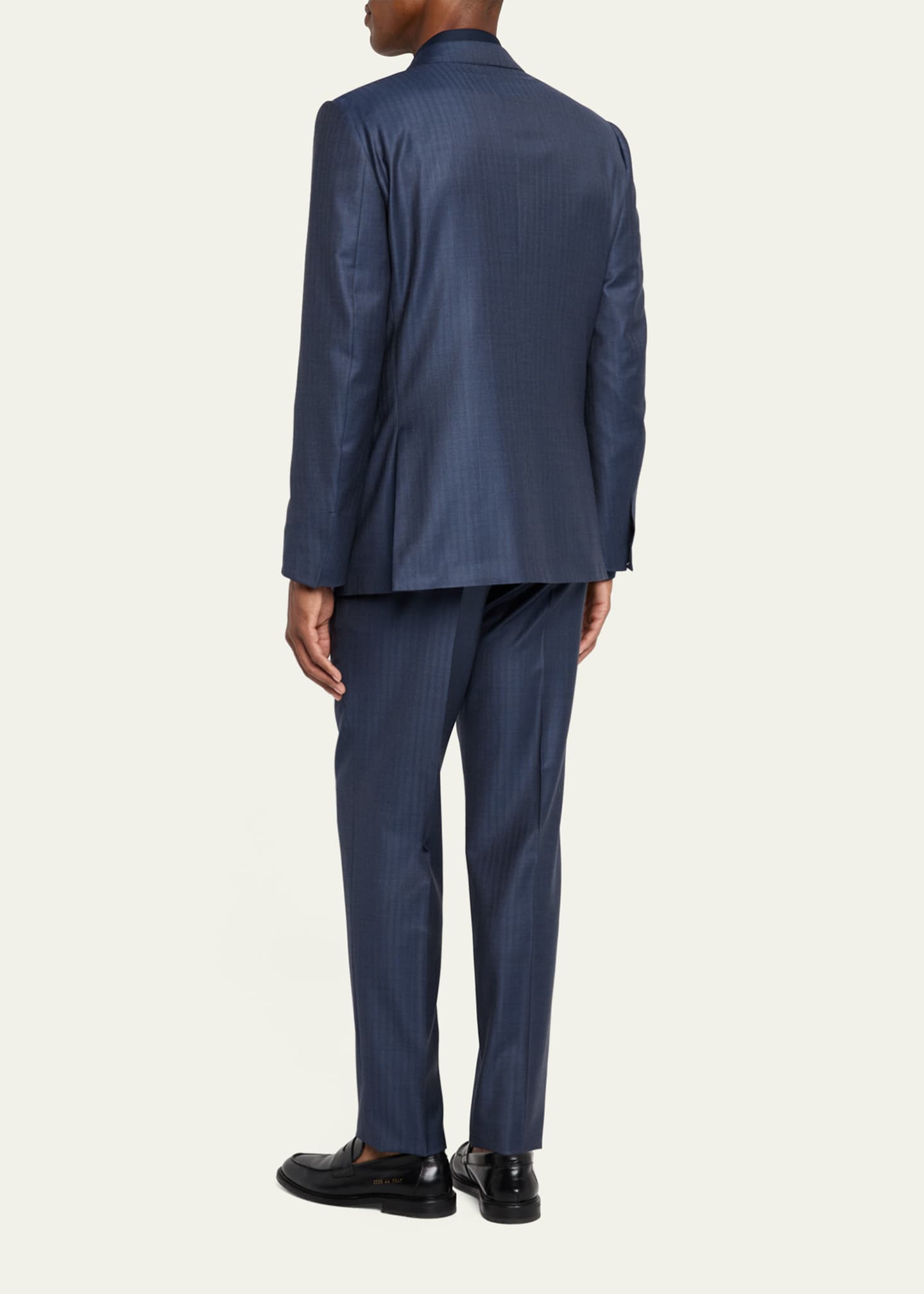 ZEGNA Men's Wool Pinstripe Suit Image 3 of 6