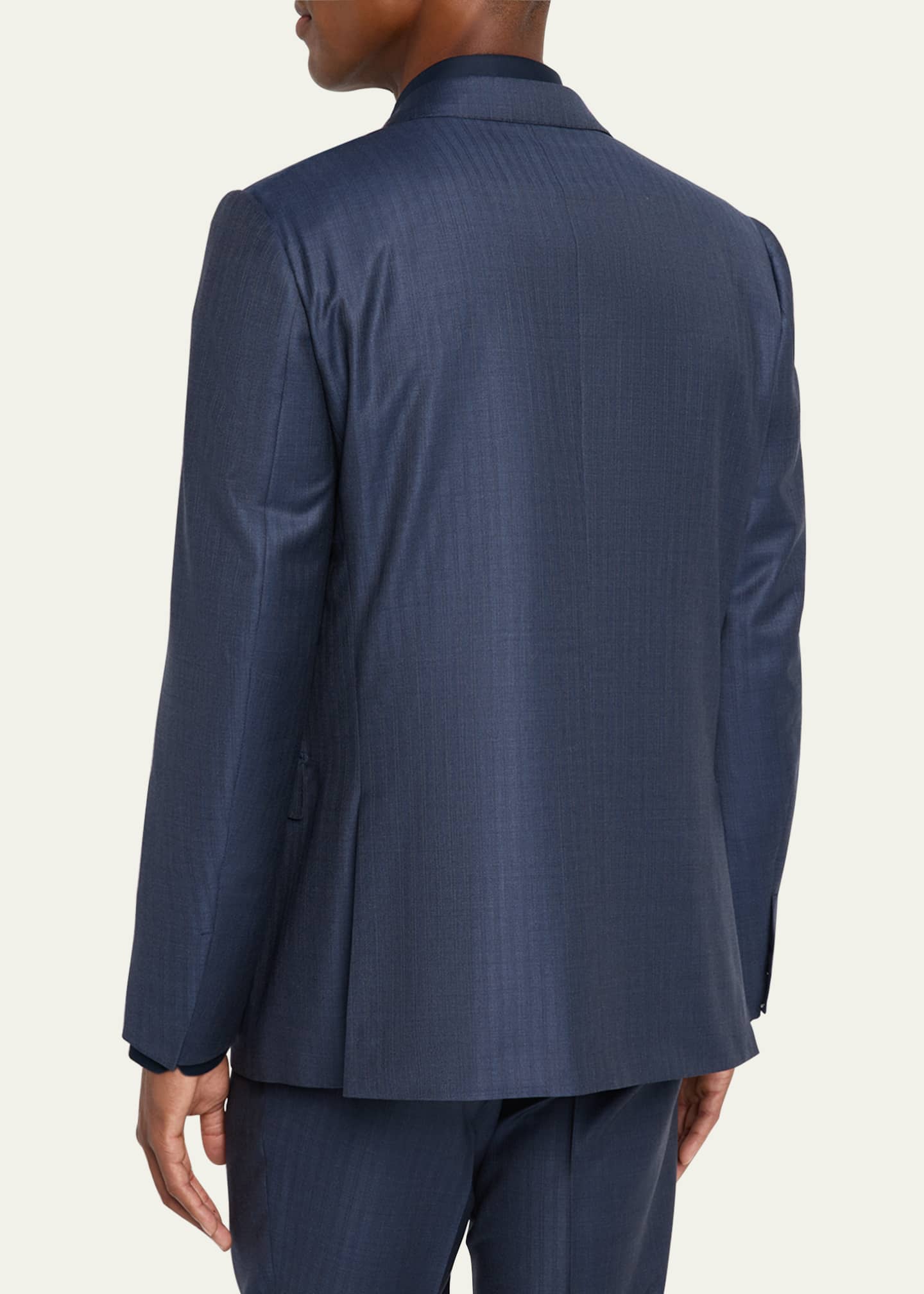 ZEGNA Men's Wool Pinstripe Suit Image 5 of 6
