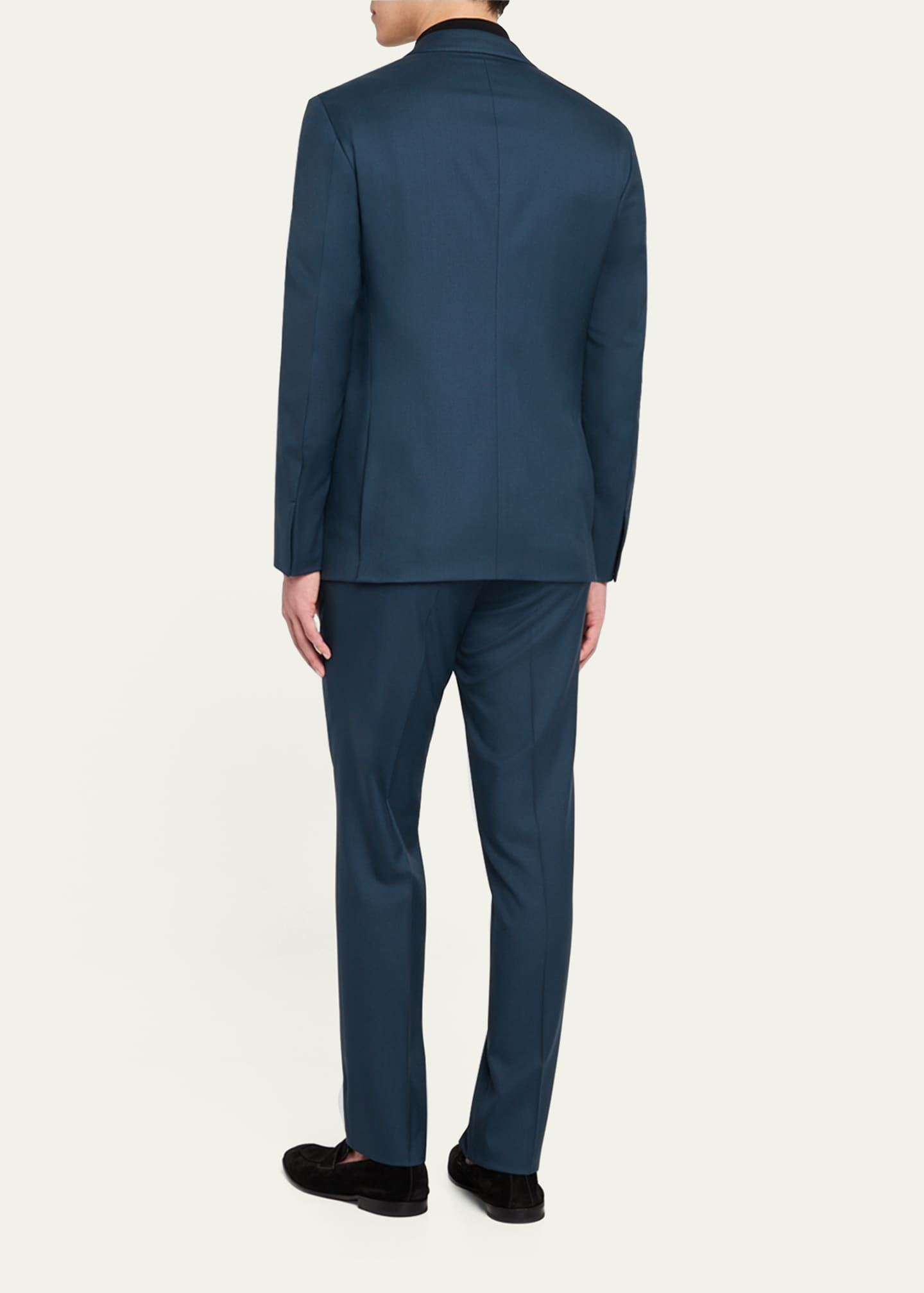 ZEGNA Men's Solid Wool Suit Image 3 of 6