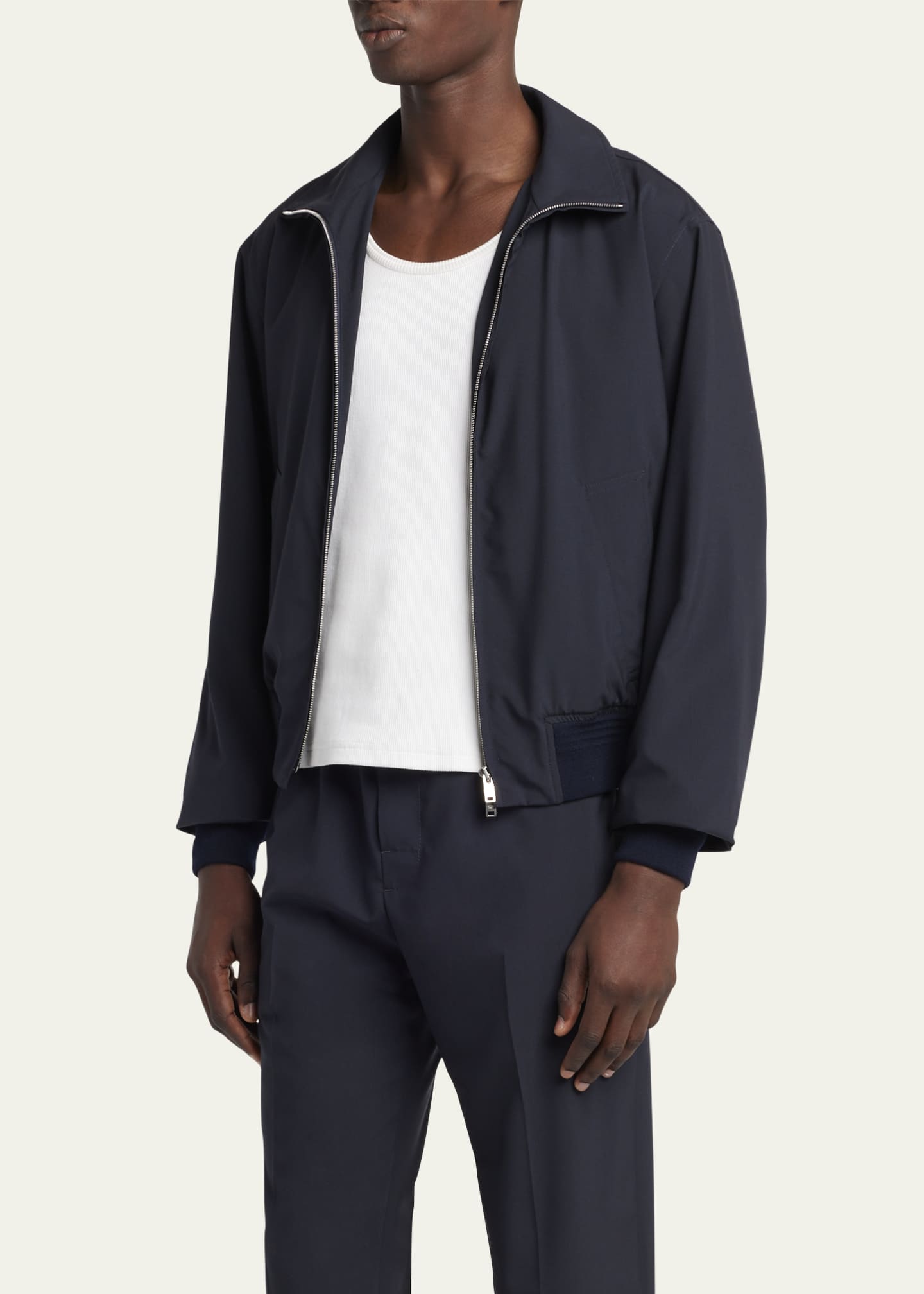 Bottega Veneta Men's Fine Wool-Blend Jacket Image 4 of 5
