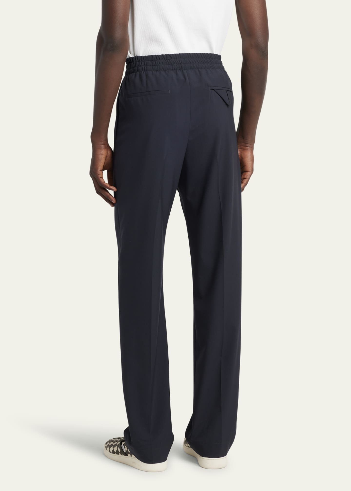 Bottega Veneta Men's Fine Wool Trousers Image 3 of 5