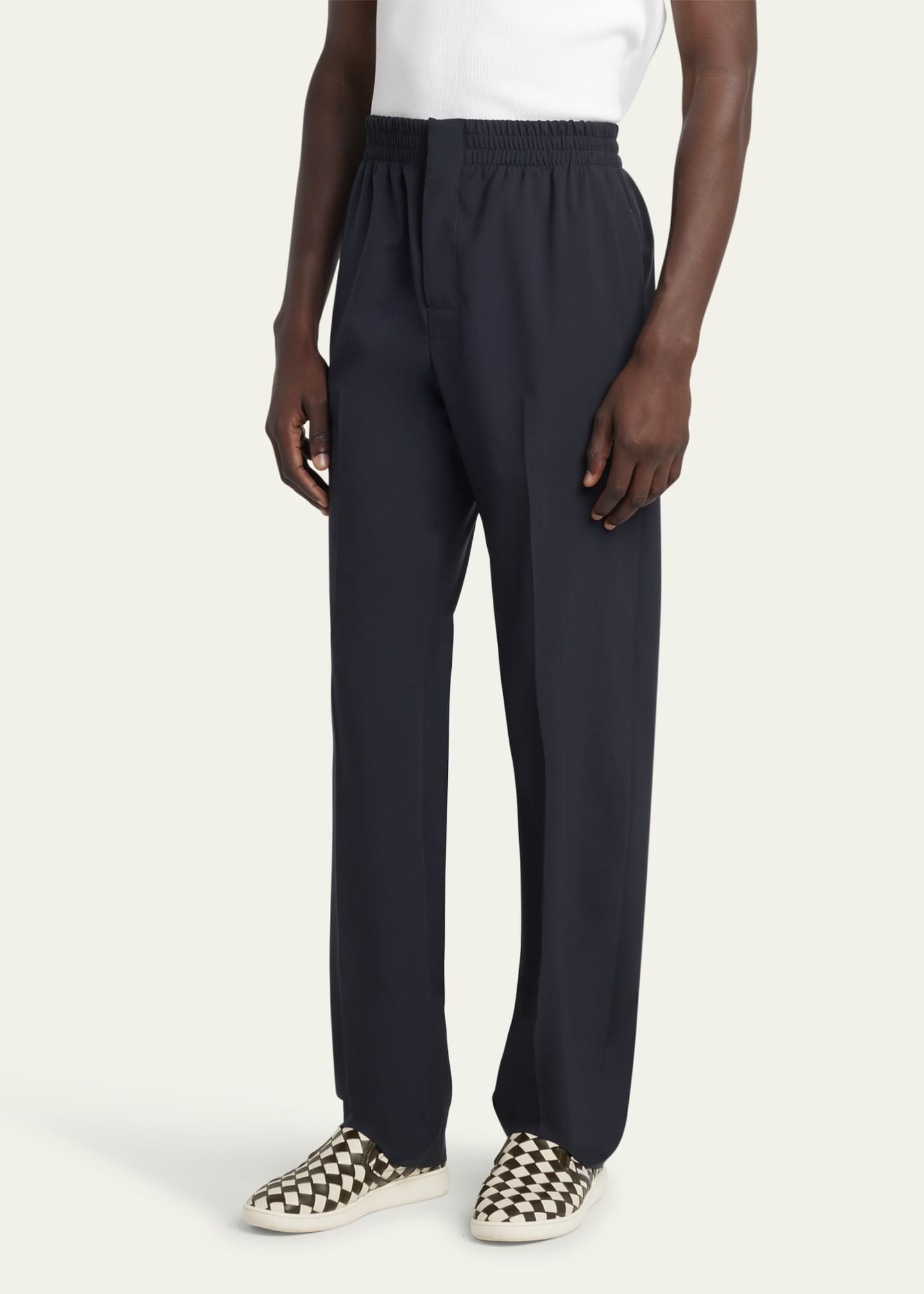 Bottega Veneta Men's Fine Wool Trousers Image 4 of 5