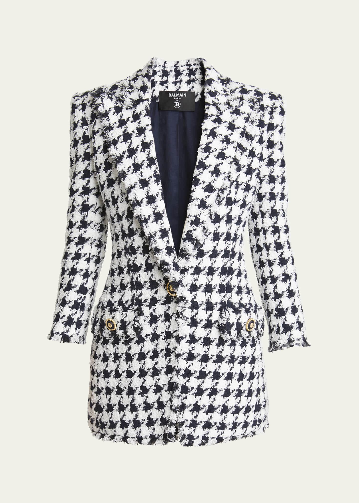 Balmain long blazer store