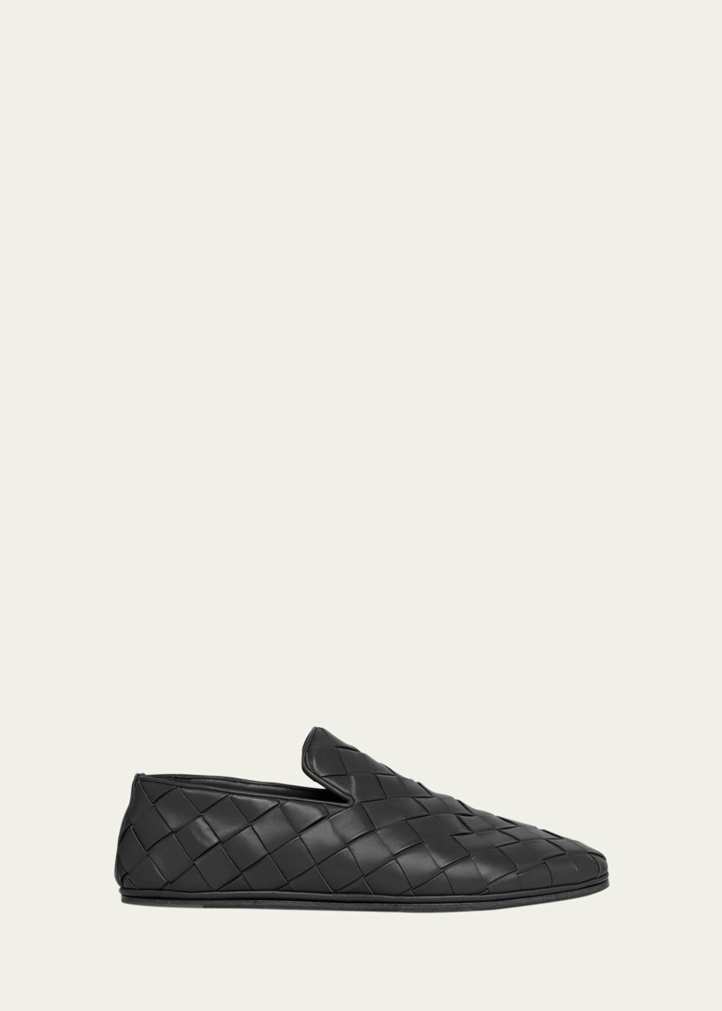 Bottega Veneta Men's Sunday Napa Intrecciato Slippers Image 1 of 5