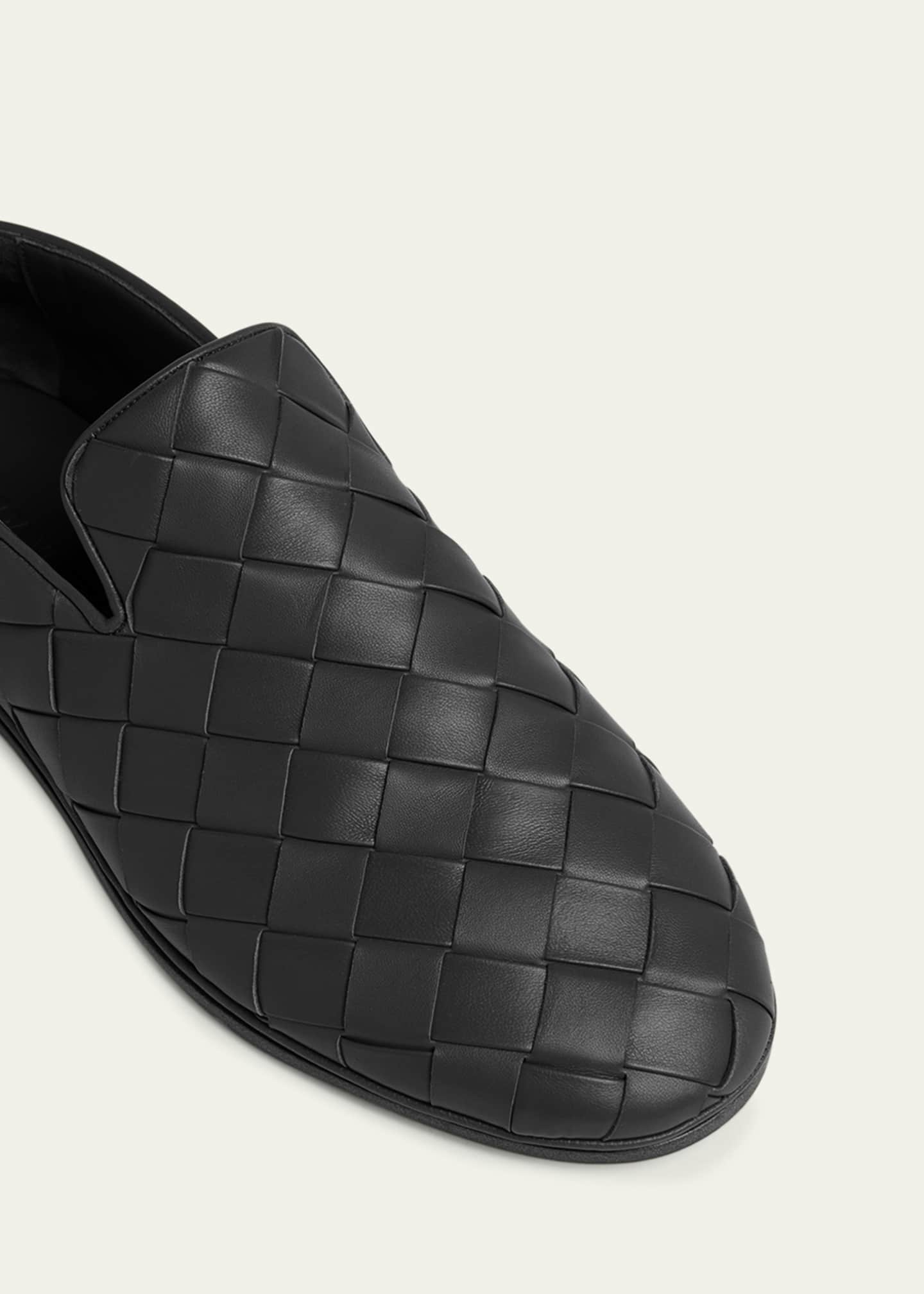 Bottega Veneta Men's Sunday Napa Intrecciato Slippers Image 5 of 5