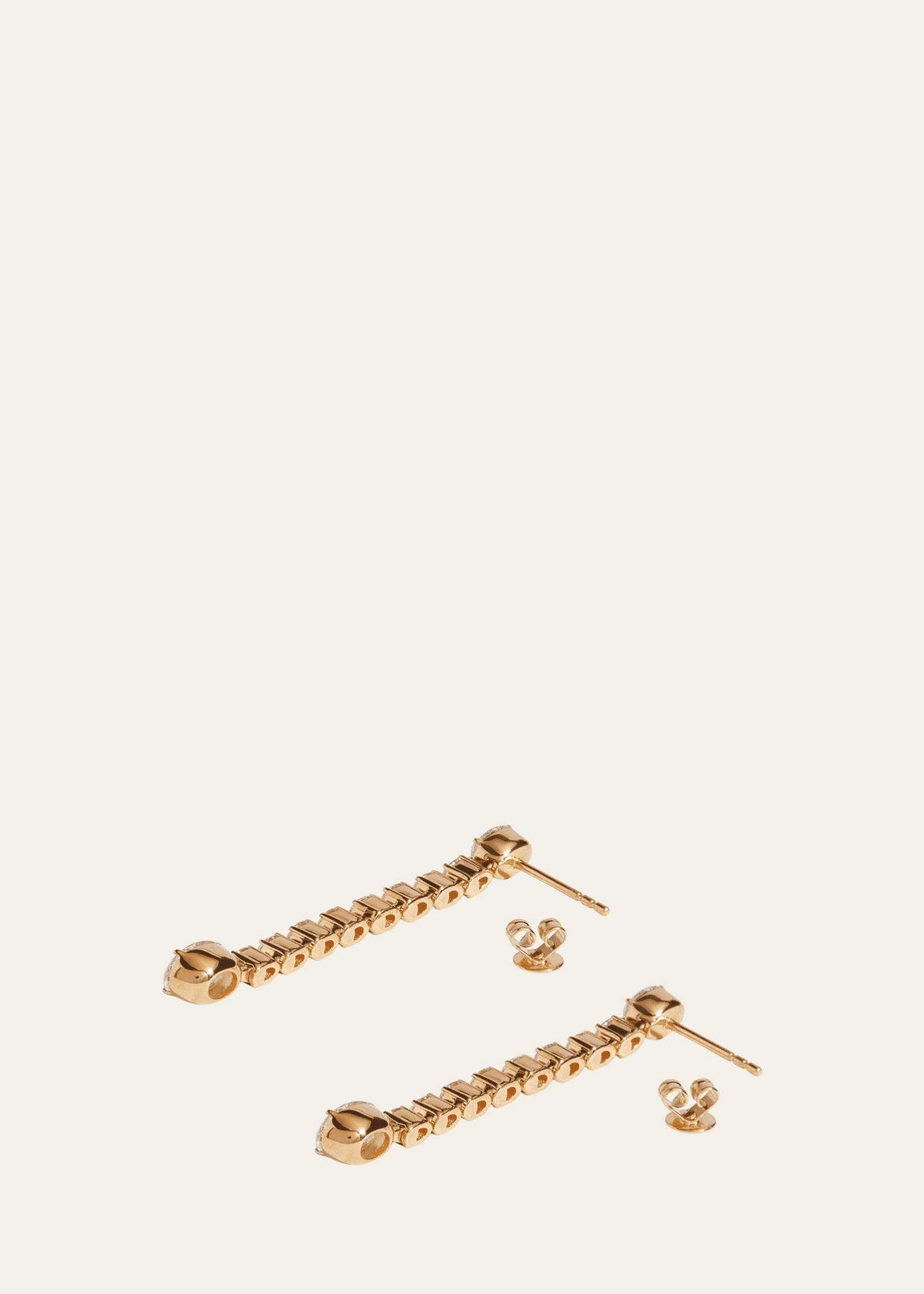 Kendall Row 14K Yellow Gold Lab Grown Diamond Dangle Earrings Image 3 of 4