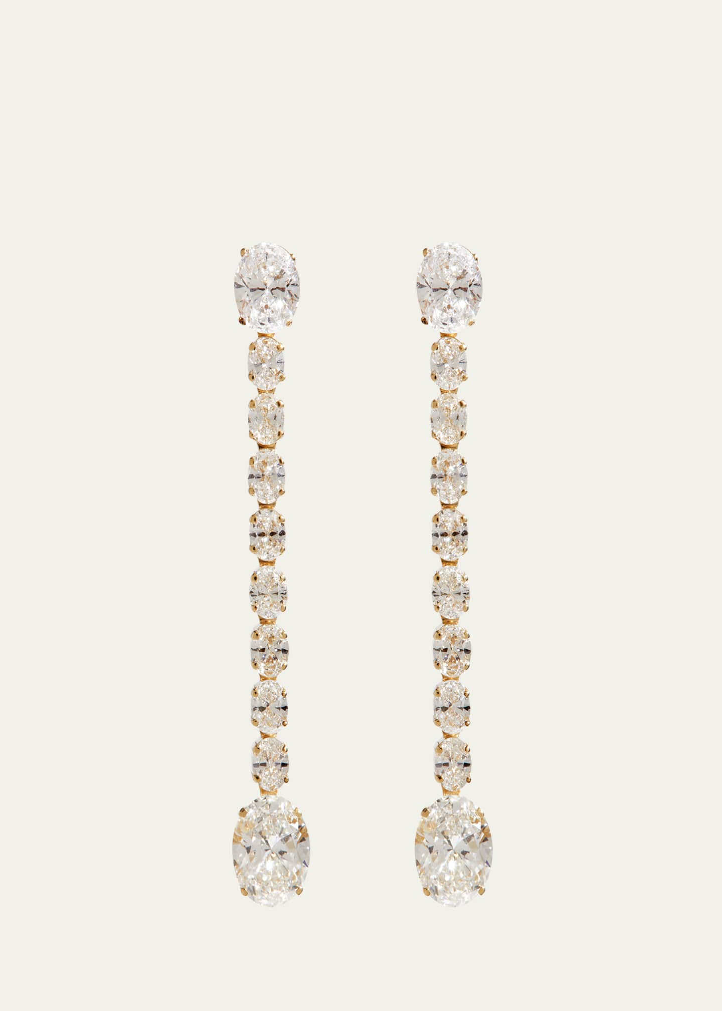 Kendall Row 14K Yellow Gold Lab Grown Diamond Dangle Earrings Image 1 of 4