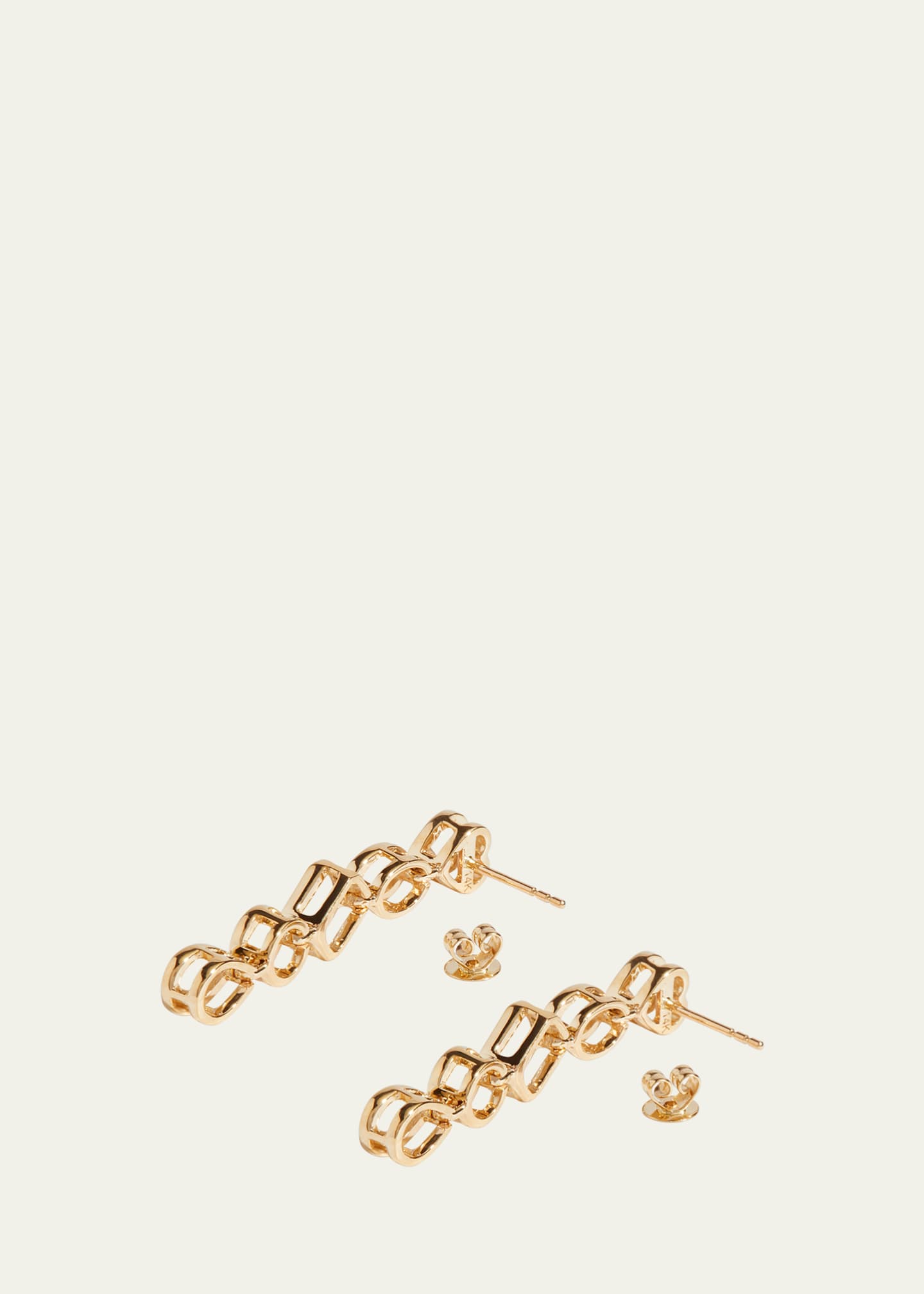Kendall Row 14K Yellow Gold Fancy Shape Lab Grown Diamond Dangle Earrings Image 3 of 4