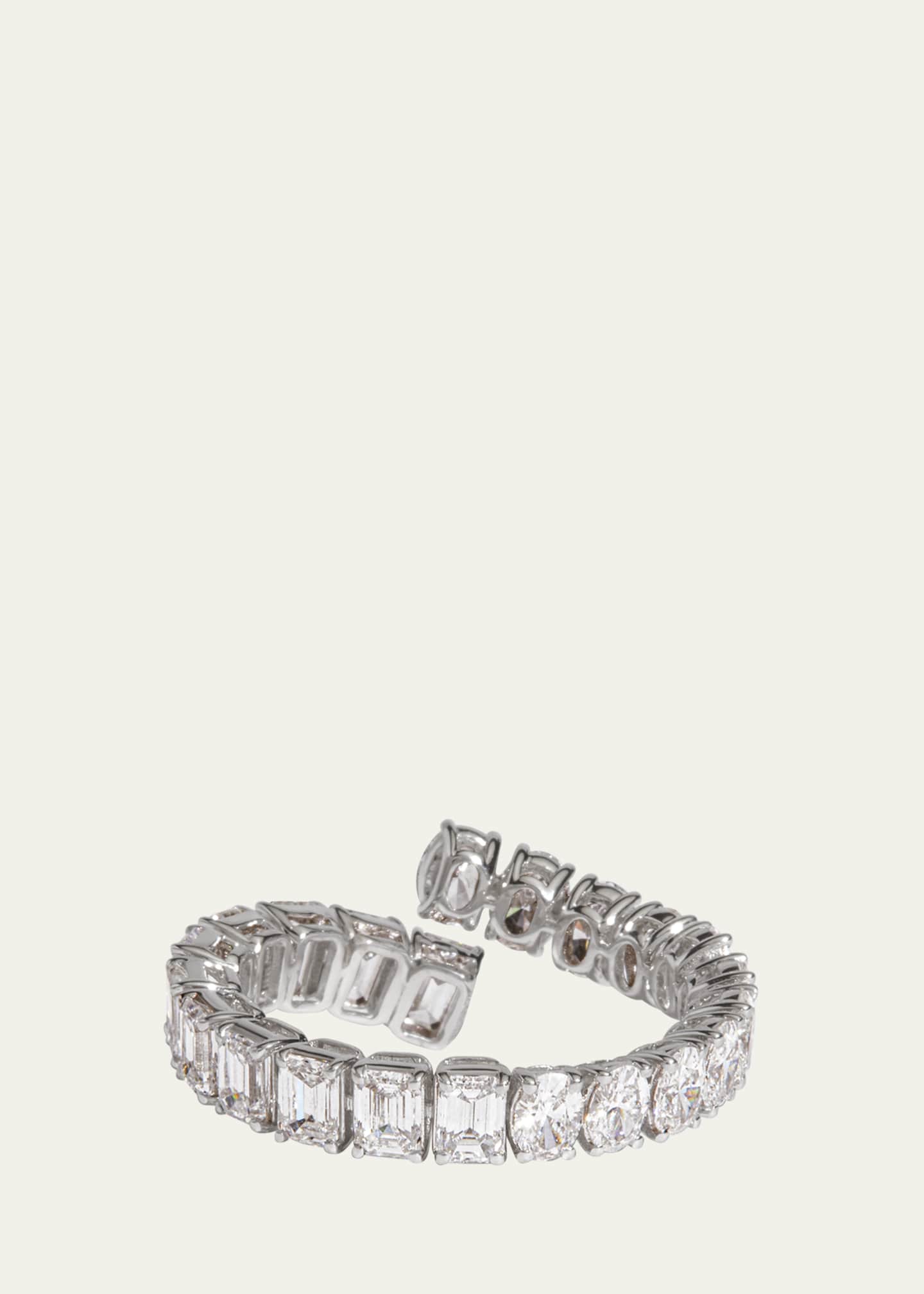 Kendall Row 14K White Gold Lab Grown Diamond Eternity Band Image 4 of 4