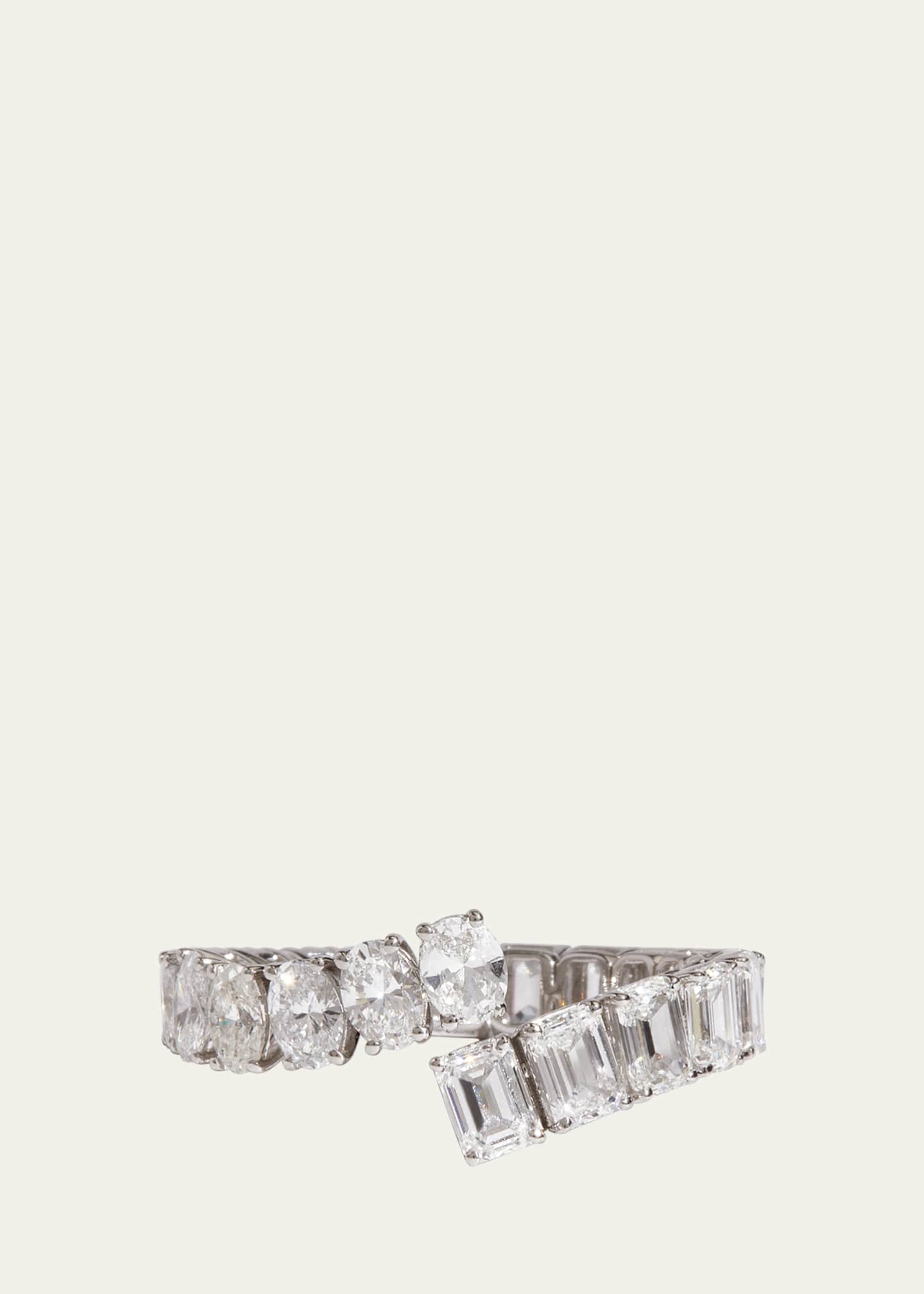 Kendall Row 14K White Gold Lab Grown Diamond Eternity Band Image 1 of 4