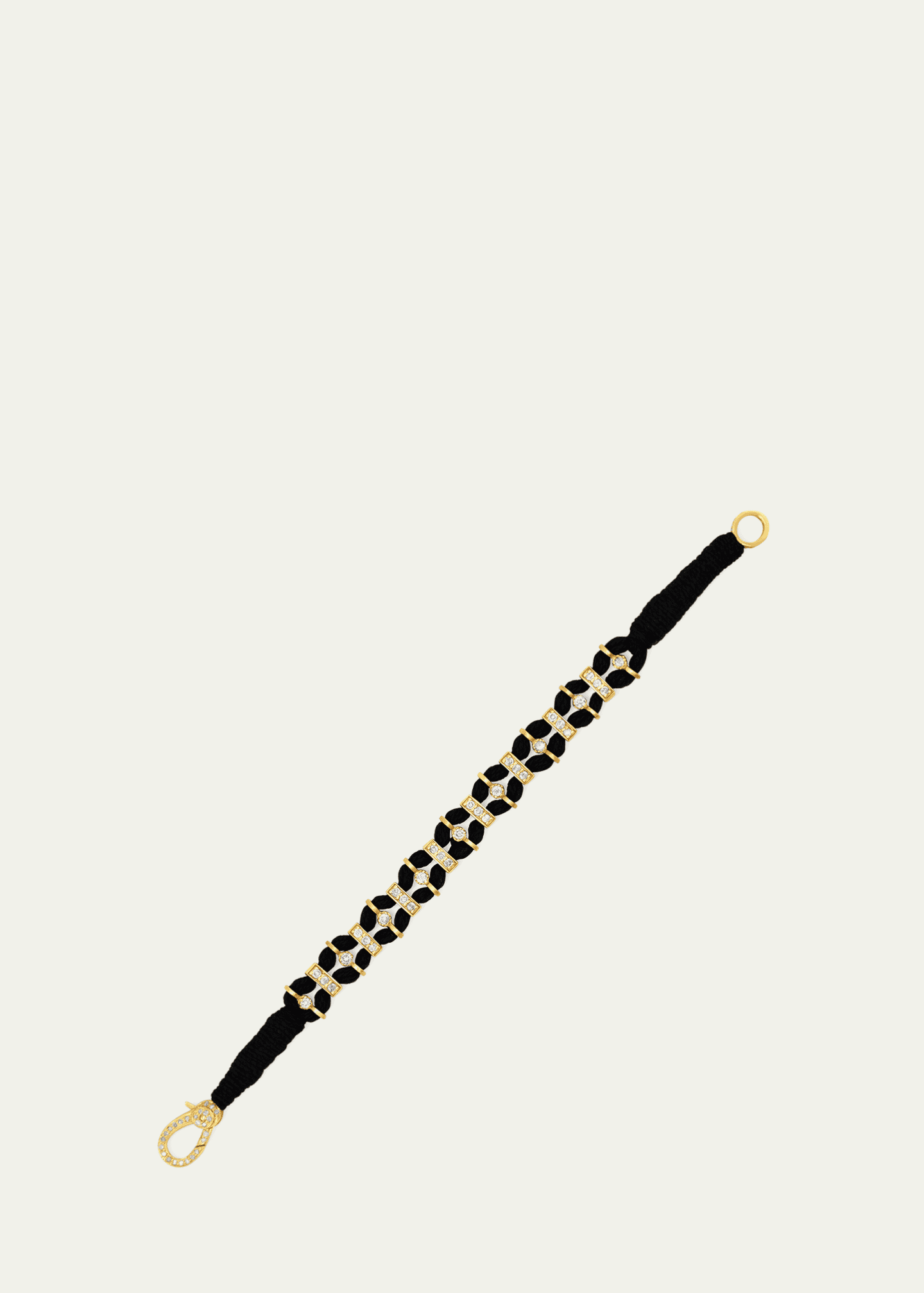 JIA JIA 14K Yellow Gold Diamond Woven Bracelet Image 2 of 2