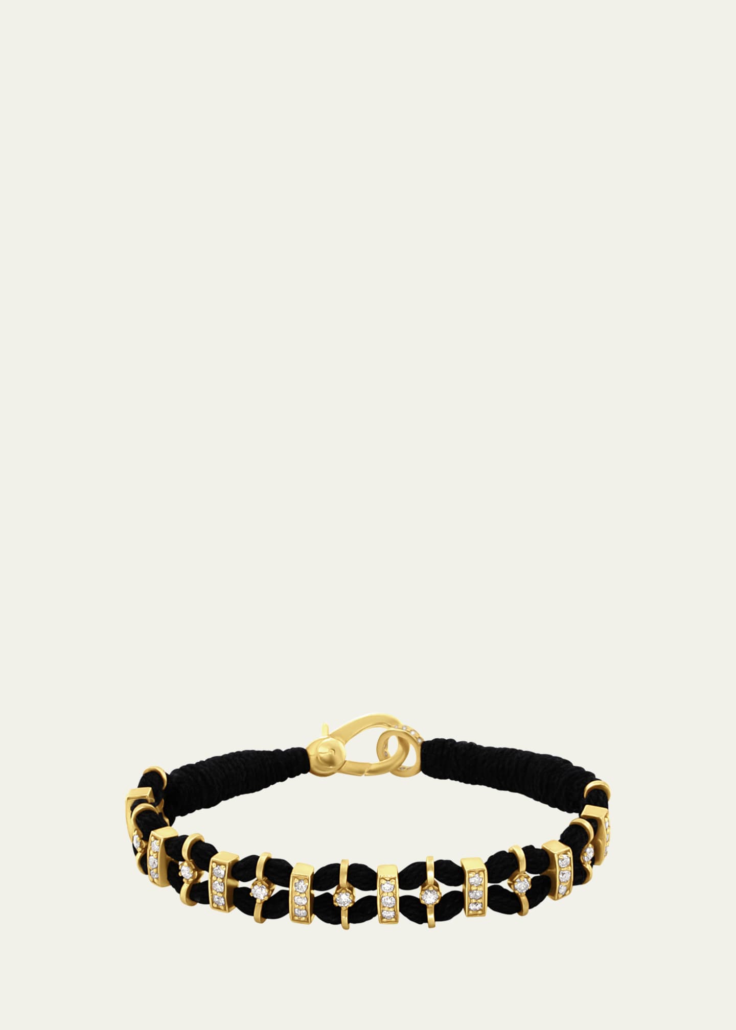 JIA JIA 14K Yellow Gold Diamond Woven Bracelet Image 1 of 2