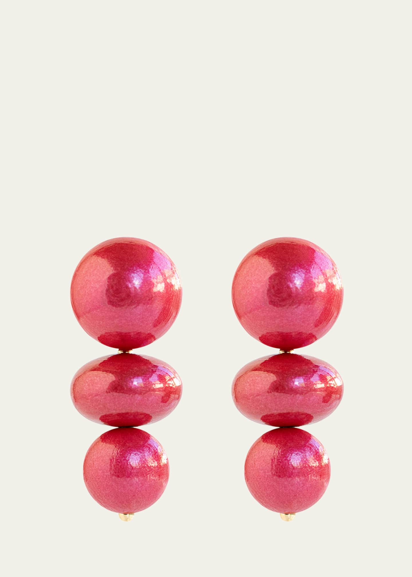 Saule Label Nola Coral Sunset Earrings Image 1 of 2