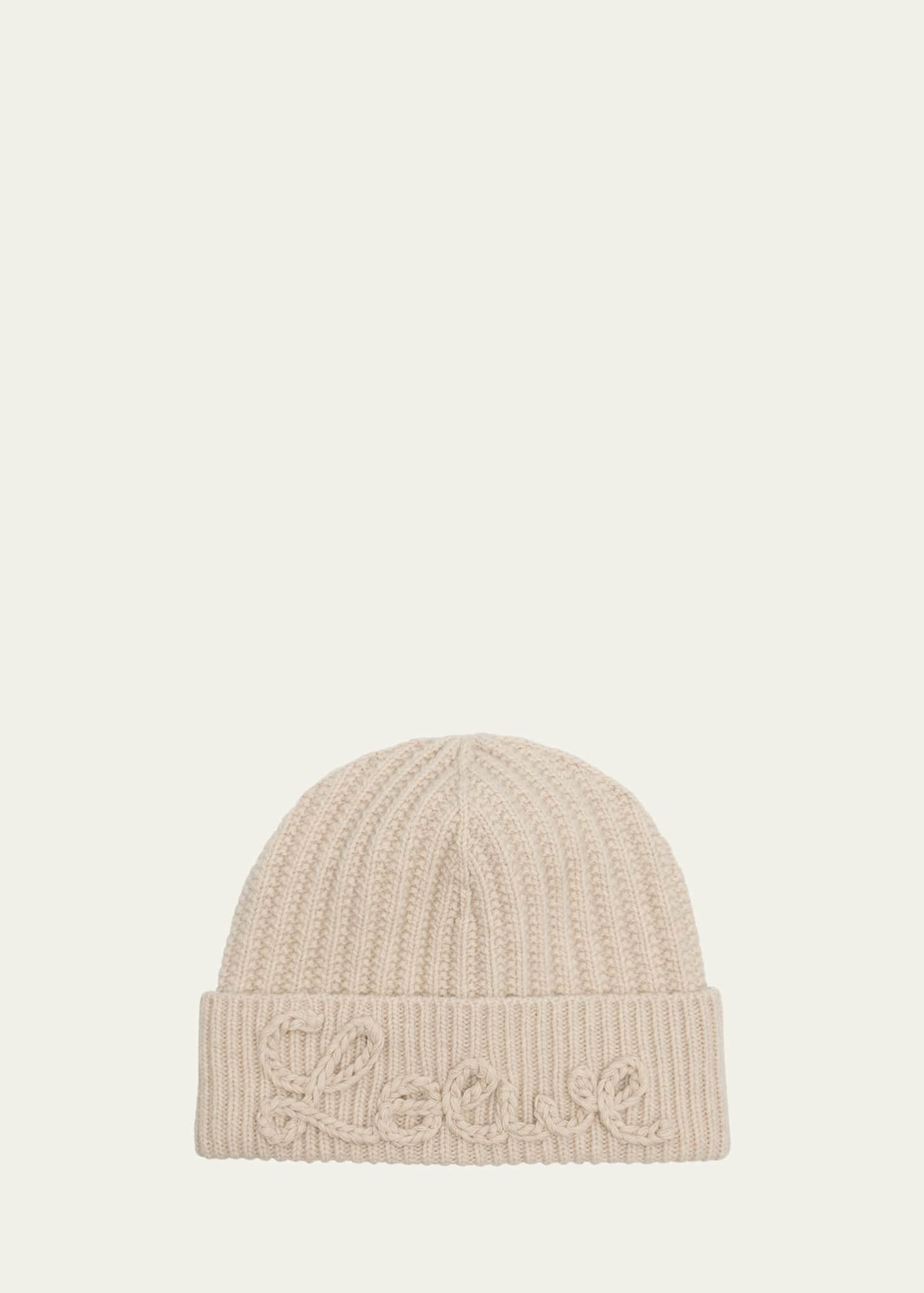 Loewe Logo-Print Wool Beanie