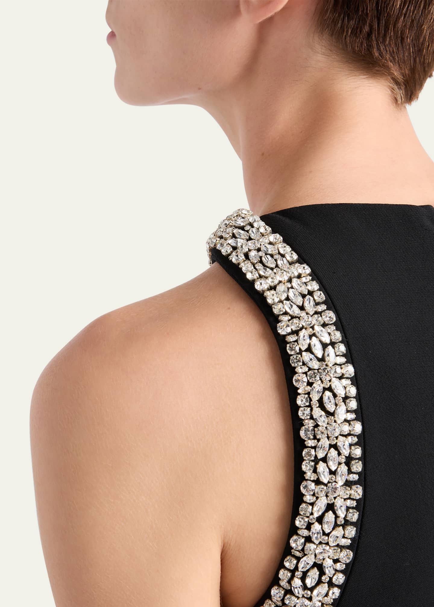 Prada Crystal-Trim Sleeveless Top Image 4 of 4