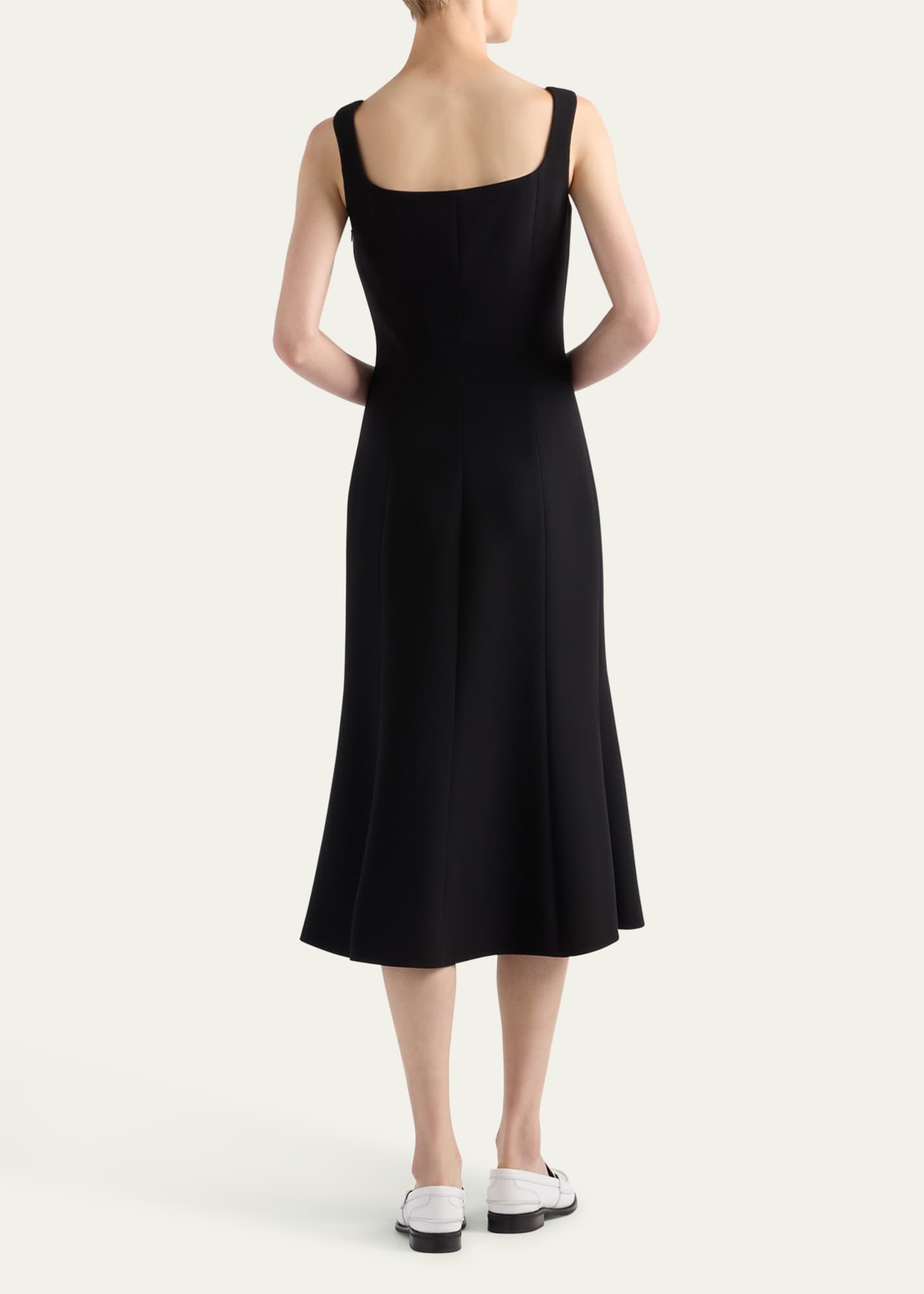 Prada Bow Cady Midi Dress Image 3 of 3
