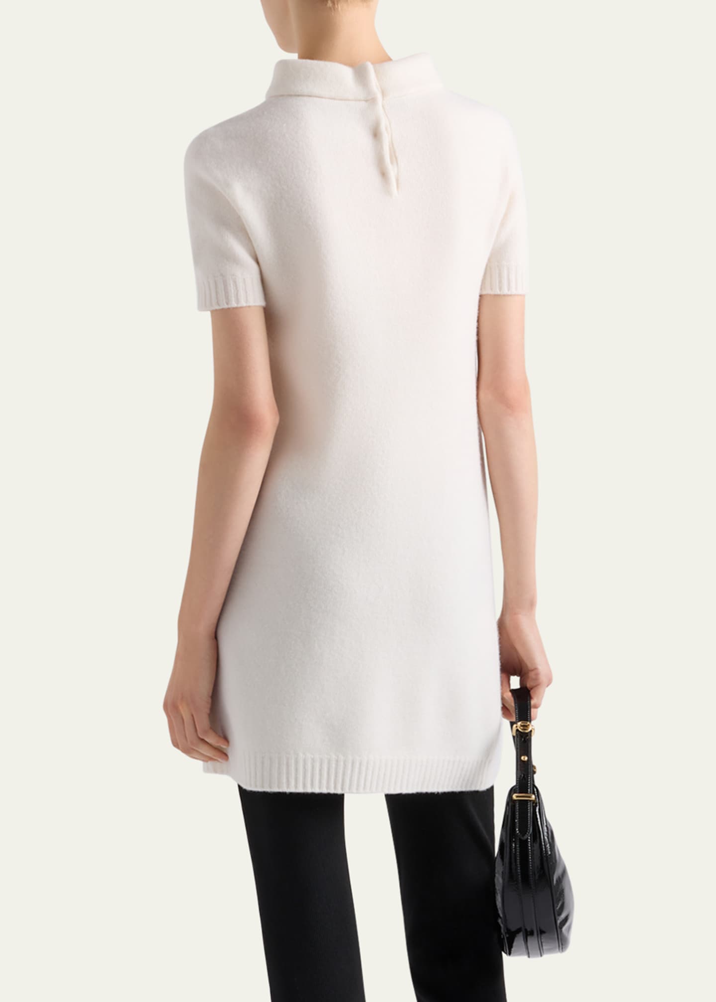 Prada Lambswool Knit Mini Dress Image 3 of 3