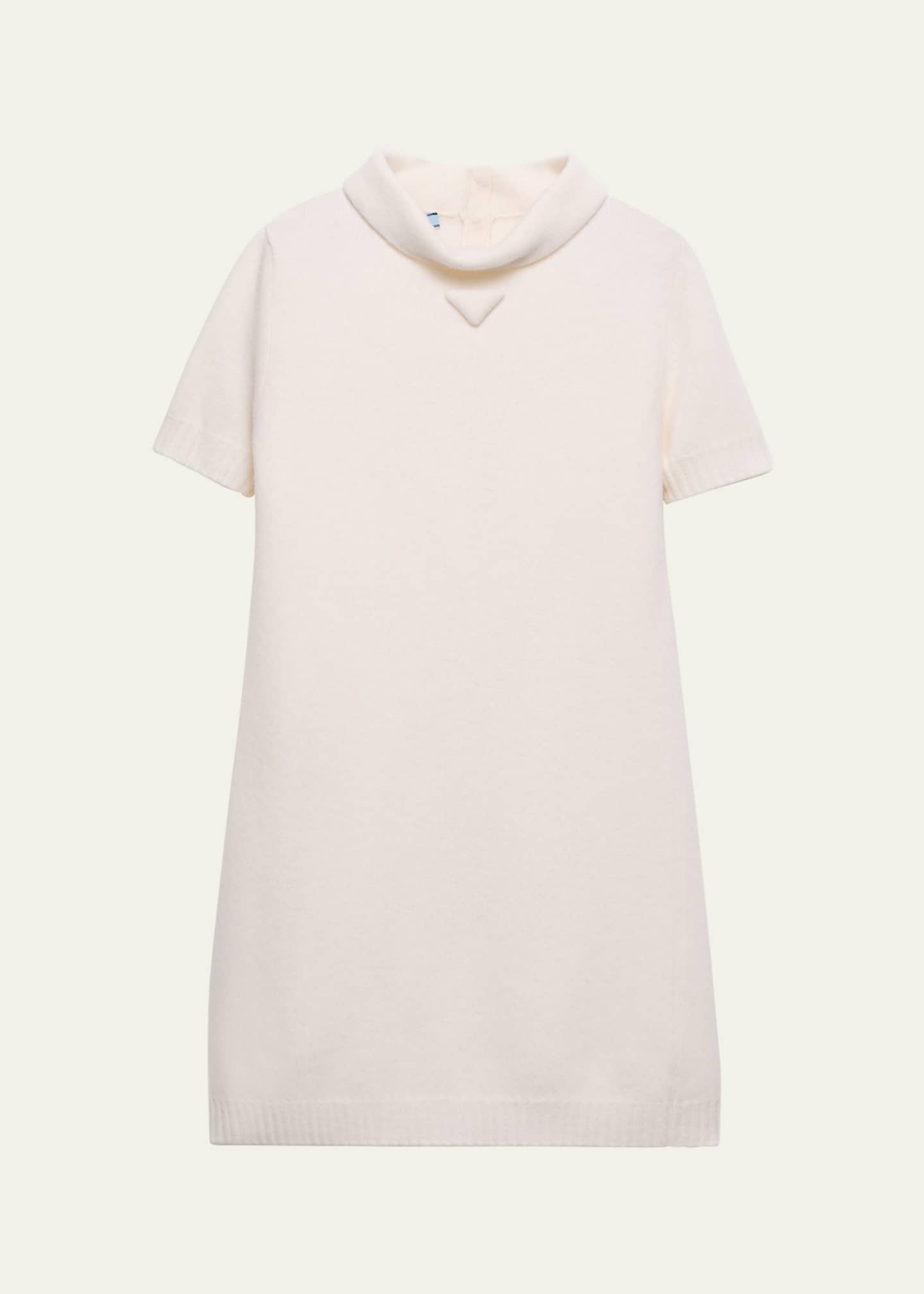 Prada Lambswool Knit Mini Dress Image 1 of 3